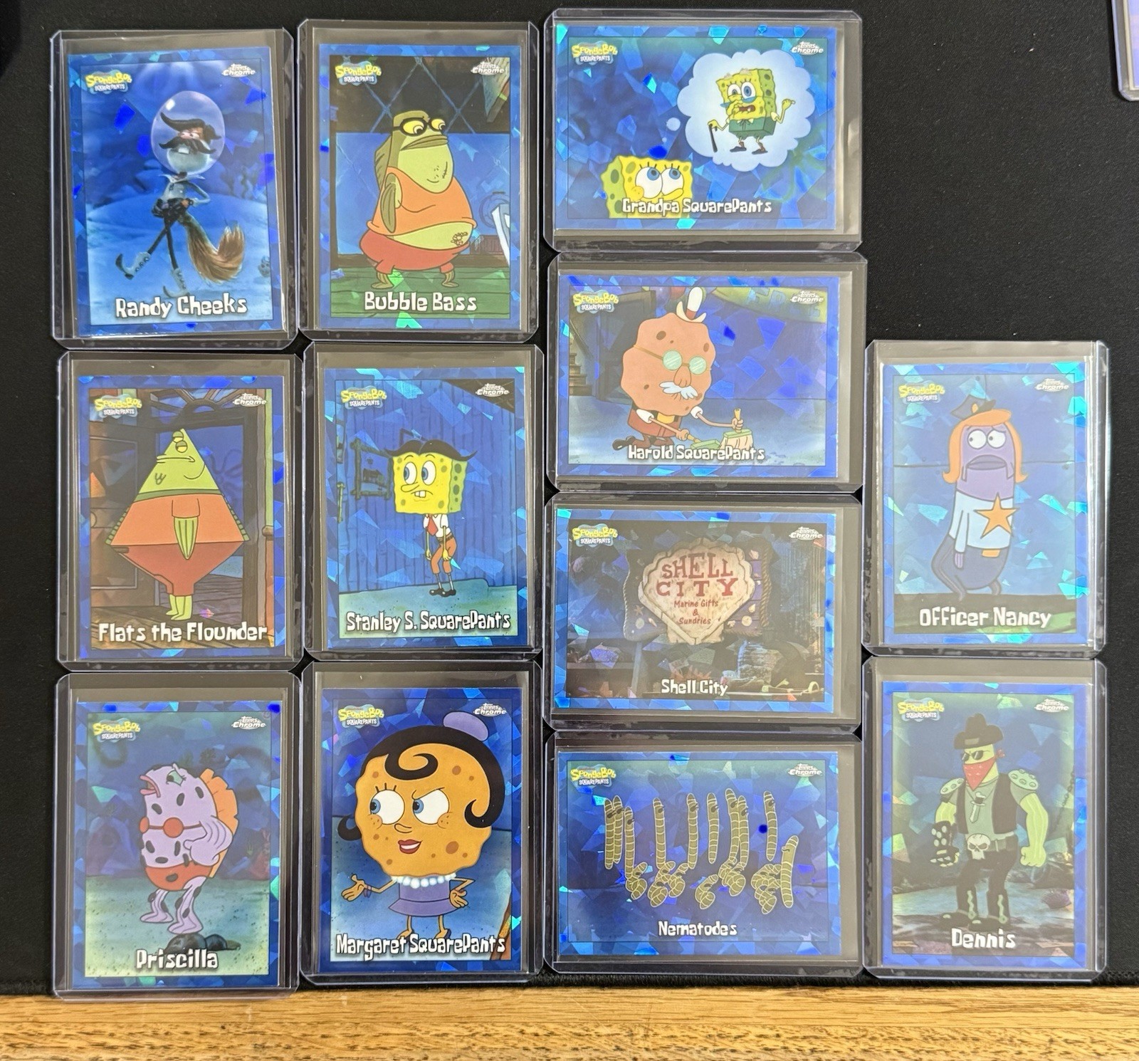 2025 Topps Chrome Sapphire Sponge Bob Lot of 12 Misc SpongeBob Cards NM-MT 2025 Topps Chrome Sapphire Sponge Bob Lot of 12 Misc SpongeBob Cards NM-MT