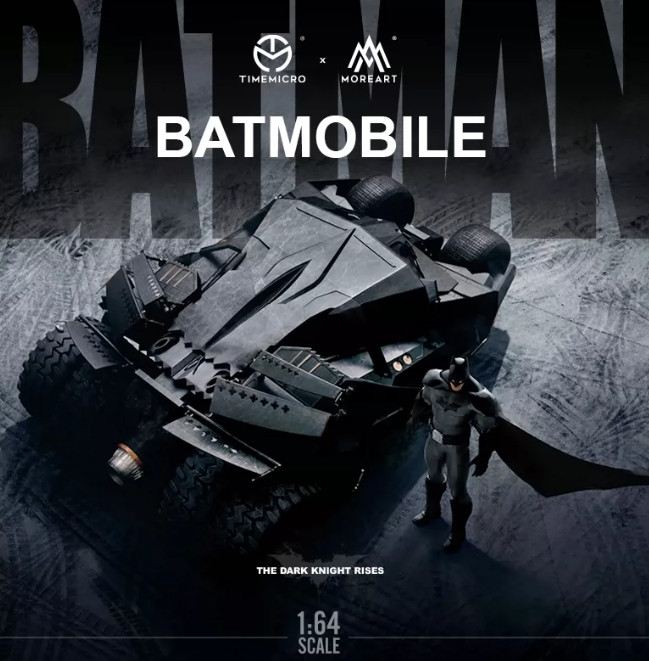 TIMEMICRO x MOREART 1:64 The Dark Knight Rises Tumbler Batmobile TIMEMICRO x MOREART 1:64 The Dark Knight Rises Tumbler Batmobile
