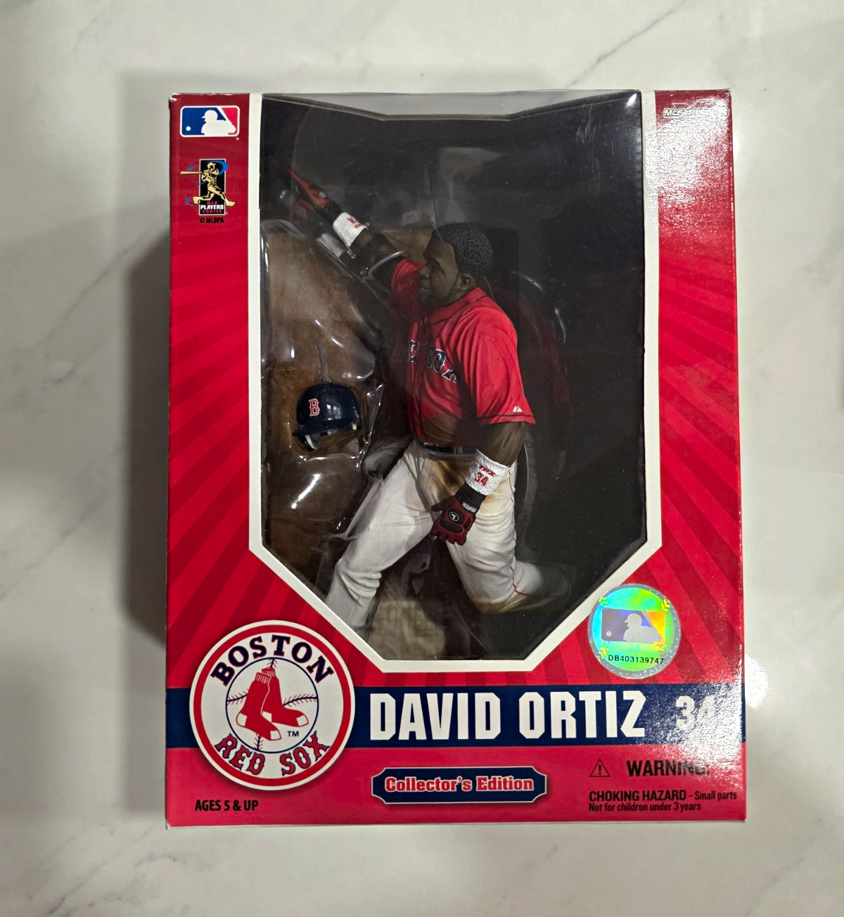 McFarlane Toys MLB Series 7 David Ortiz Boston Red Sox Red Jersey Figure 2007 McFarlane Toys MLB Series 7 David Ortiz Boston Red Sox Red Jersey Figure 2007
