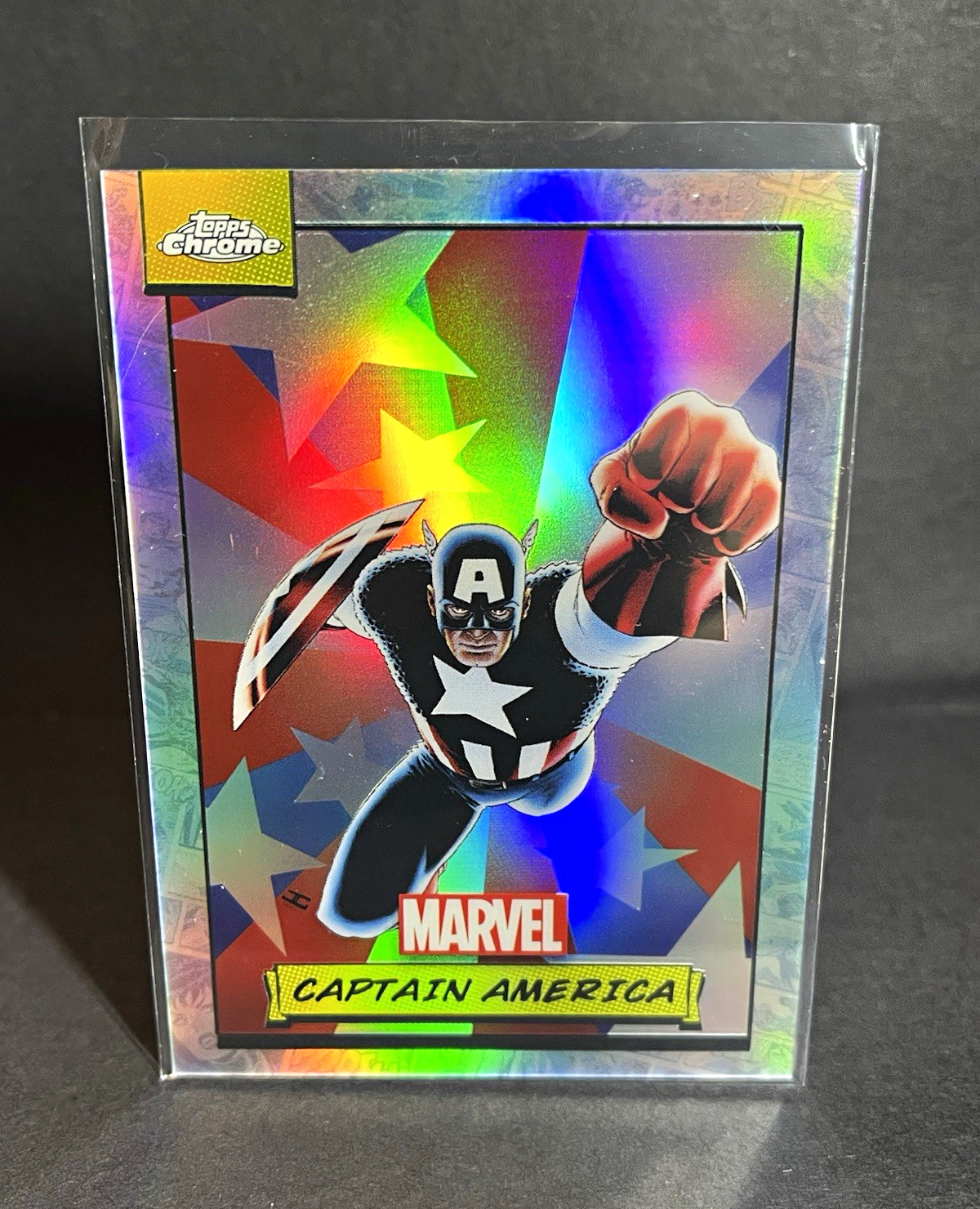 2024 Topps Chrome Marvel Captain America #92 Refractor