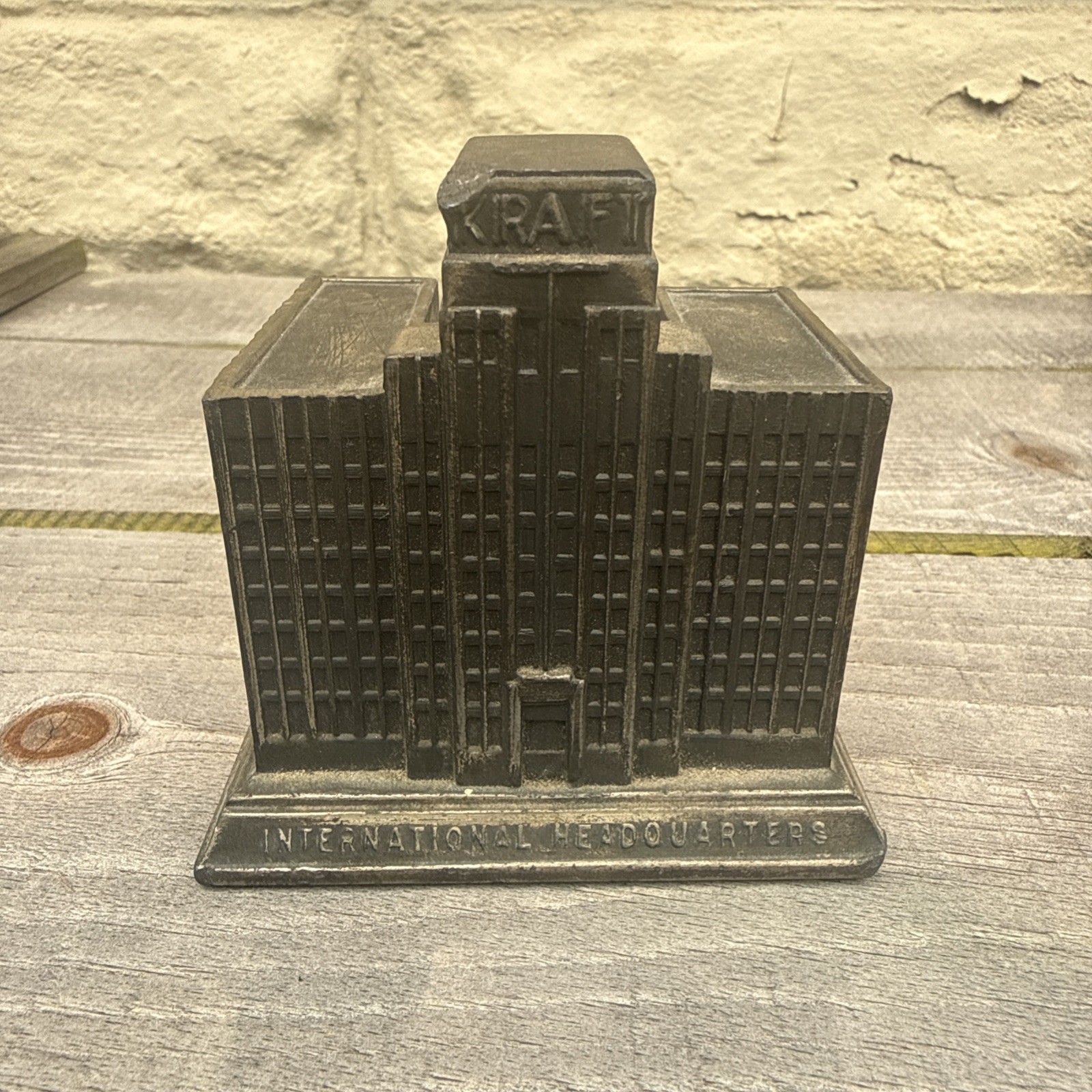 Vintage 1938 Kraft International Headquarters Promotional Souvenir Building