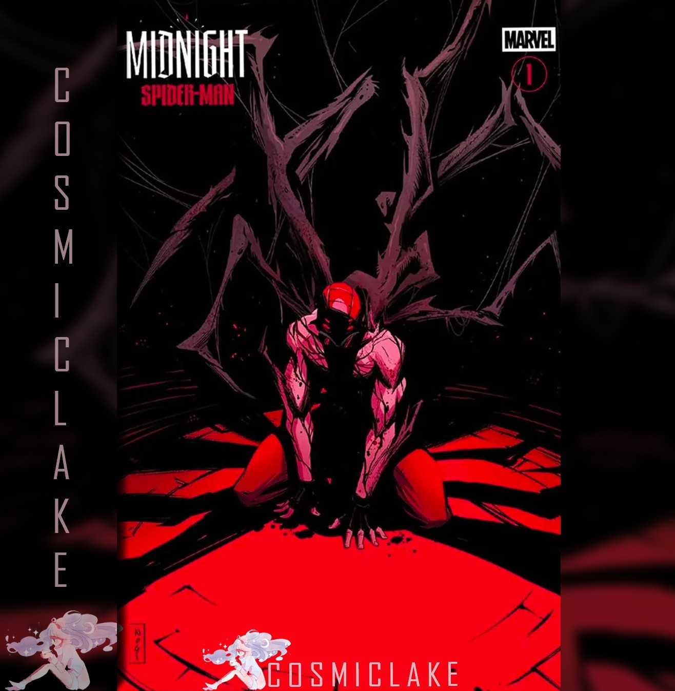 Midnight Spider-man #1 Nogi San Nycc Exclusive Variant Ltd 700 Presale 10/25☆ Midnight Spider-man #1 Nogi San Nycc Exclusive Variant Ltd 700 Presale 10/25☆