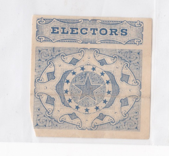 WILLIAM H SEWARD & ABRAHAM X PARKER ELECTORS FOR PRES & VICE PRES, EST 1860-RARE WILLIAM H SEWARD & ABRAHAM X PARKER ELECTORS FOR PRES & VICE PRES, EST 1860-RARE