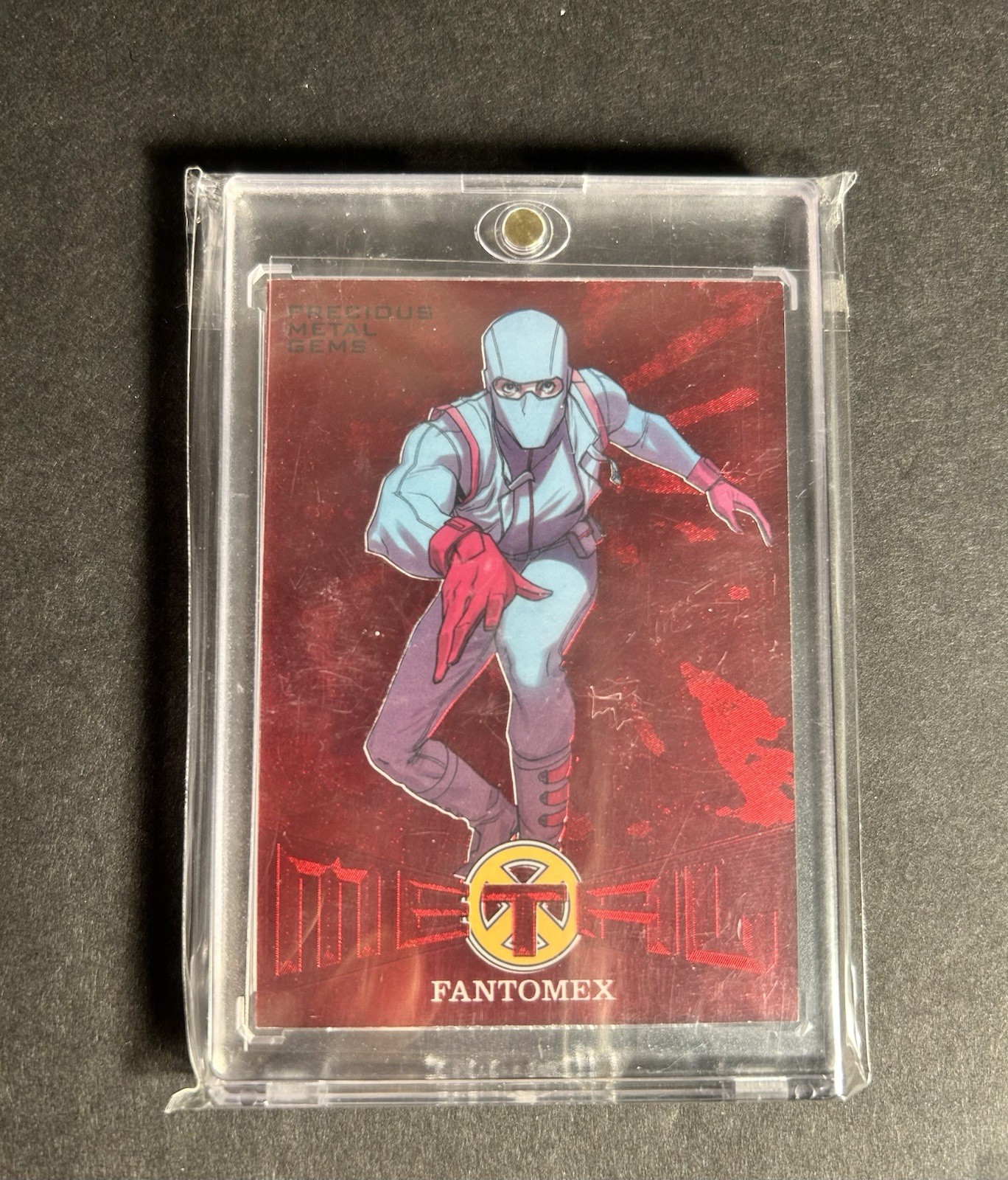 2018 Fleer Ultra X-Men Marvel Precious Metal Gems Red PMG /99 Fantomex 2018 Fleer Ultra X-Men Marvel Precious Metal Gems Red PMG /99 Fantomex