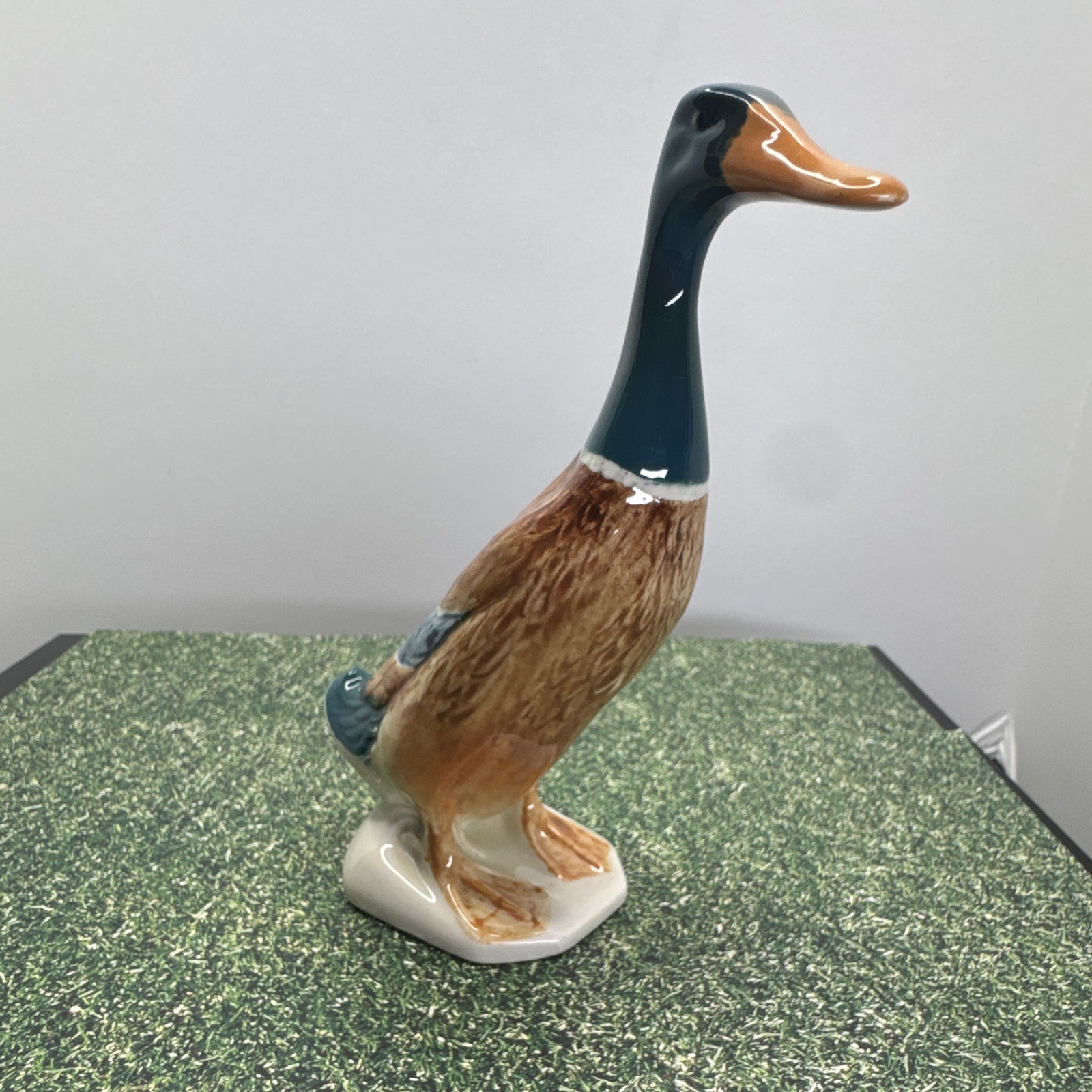 Vintage Beswick England Porcelain Standing Mallard Duck Figurine #756 Vintage Beswick England Porcelain Standing Mallard Duck Figurine #756