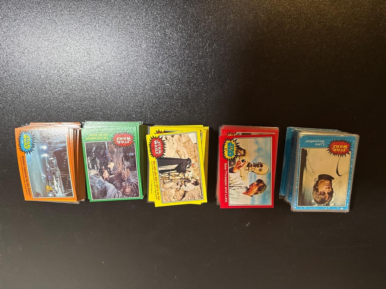 1977 Topps Star Wars Complete card Set 1-330 EX++ Wrappers 1 2 3 4 5 1977 Topps Star Wars Complete card Set 1-330 EX++ Wrappers 1 2 3 4 5