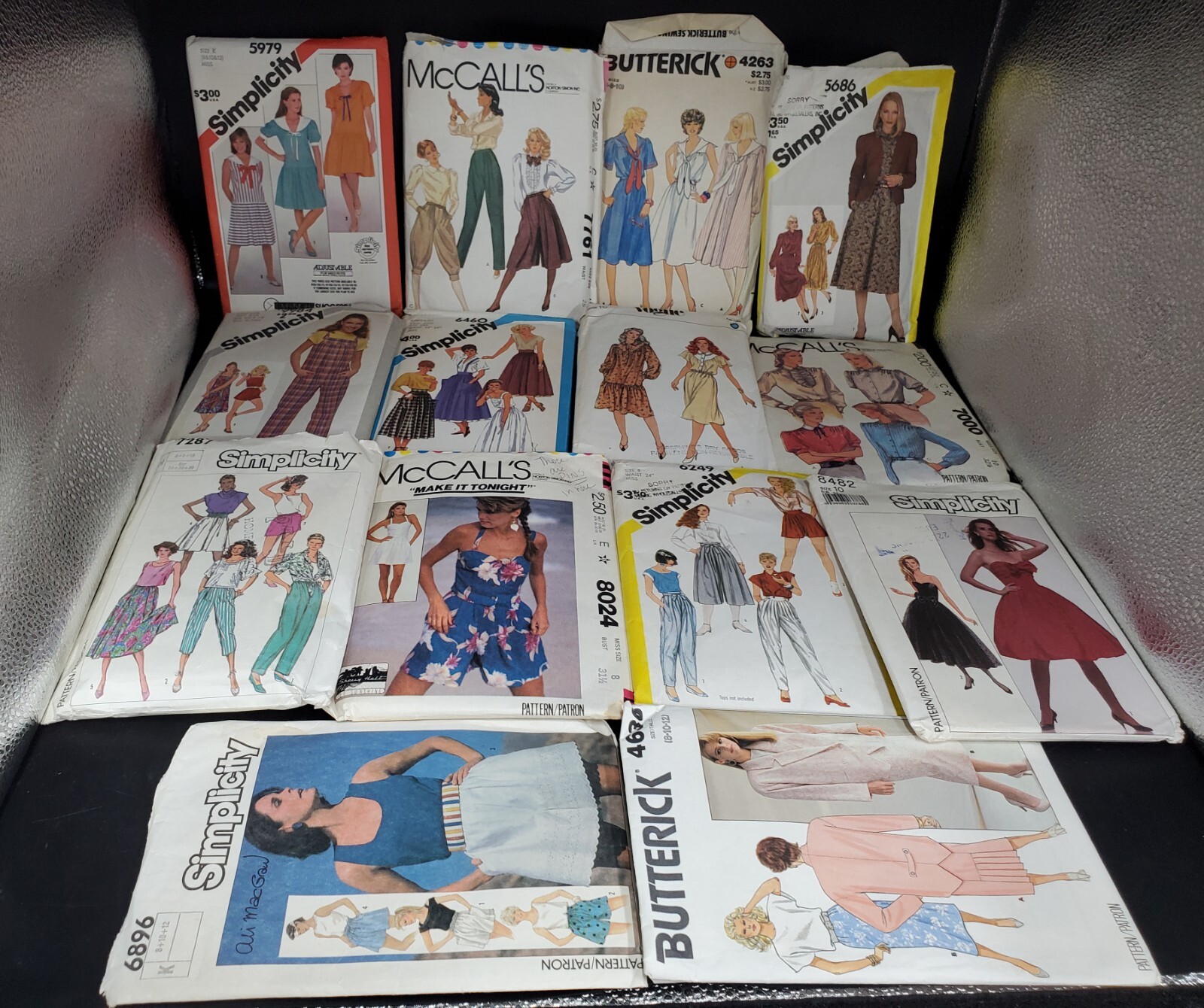 Vtg. 80s Patterns McCalls Simplicity Butterick Lot Of 14 Vtg. 80s Patterns McCalls Simplicity Butterick Lot Of 14