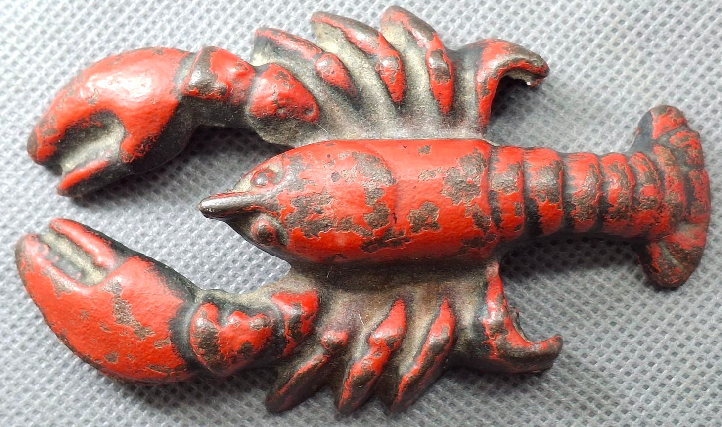 Vintage John Wright Cast Iron Lobster Bottle Opener Paperweight #480 Vintage John Wright Cast Iron Lobster Bottle Opener Paperweight #480