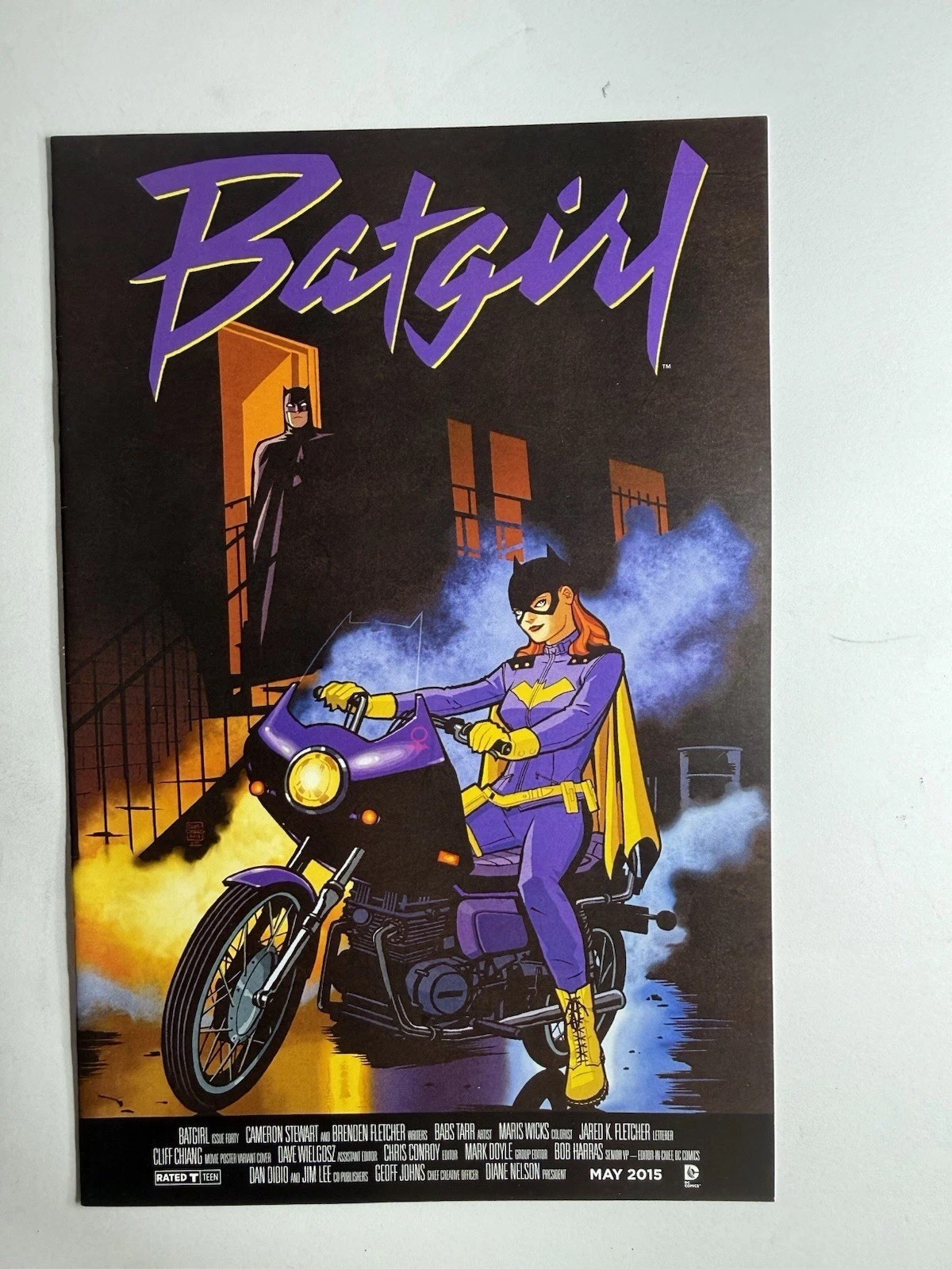 Batgirl #40 Purple Rain Movie Poster Variant Cliff Chiang DC 2015 Prince Homage Batgirl #40 Purple Rain Movie Poster Variant Cliff Chiang DC 2015 Prince Homage