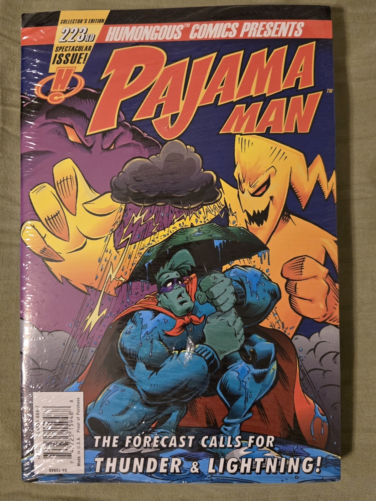 Vintage 1998 SEALED 10 Pack Bundle Pajama Man Comic Book Lot Of 10 Vintage 1998 SEALED 10 Pack Bundle Pajama Man Comic Book Lot Of 10