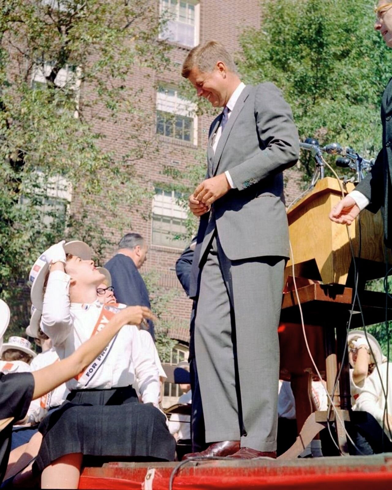 1960s Senator JOHN F KENNEDY Campaign PHOTO  (219-L)