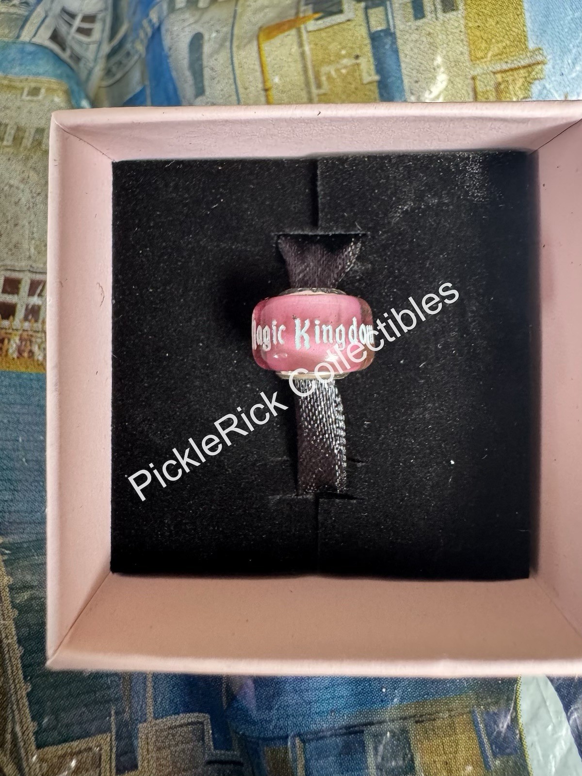 Disney Parks Pandora Charm 2026 Magic Kingdom Glass Charm New In Box