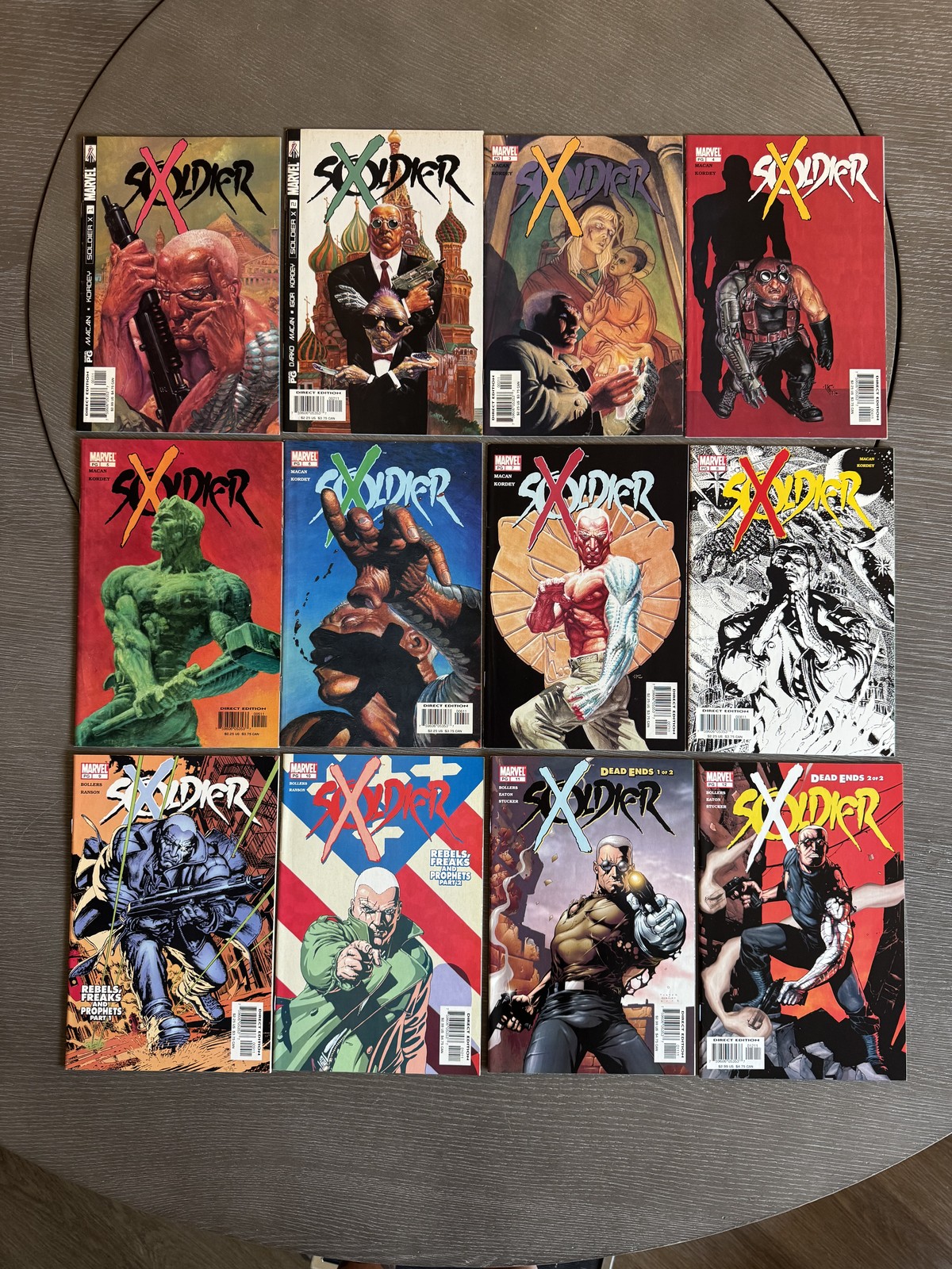 Soldier X #1-12 2002-2003 Marvel COMICS Complete 12-Issue Series Cable Set VF/NM Soldier X #1-12 2002-2003 Marvel COMICS Complete 12-Issue Series Cable Set VF/NM