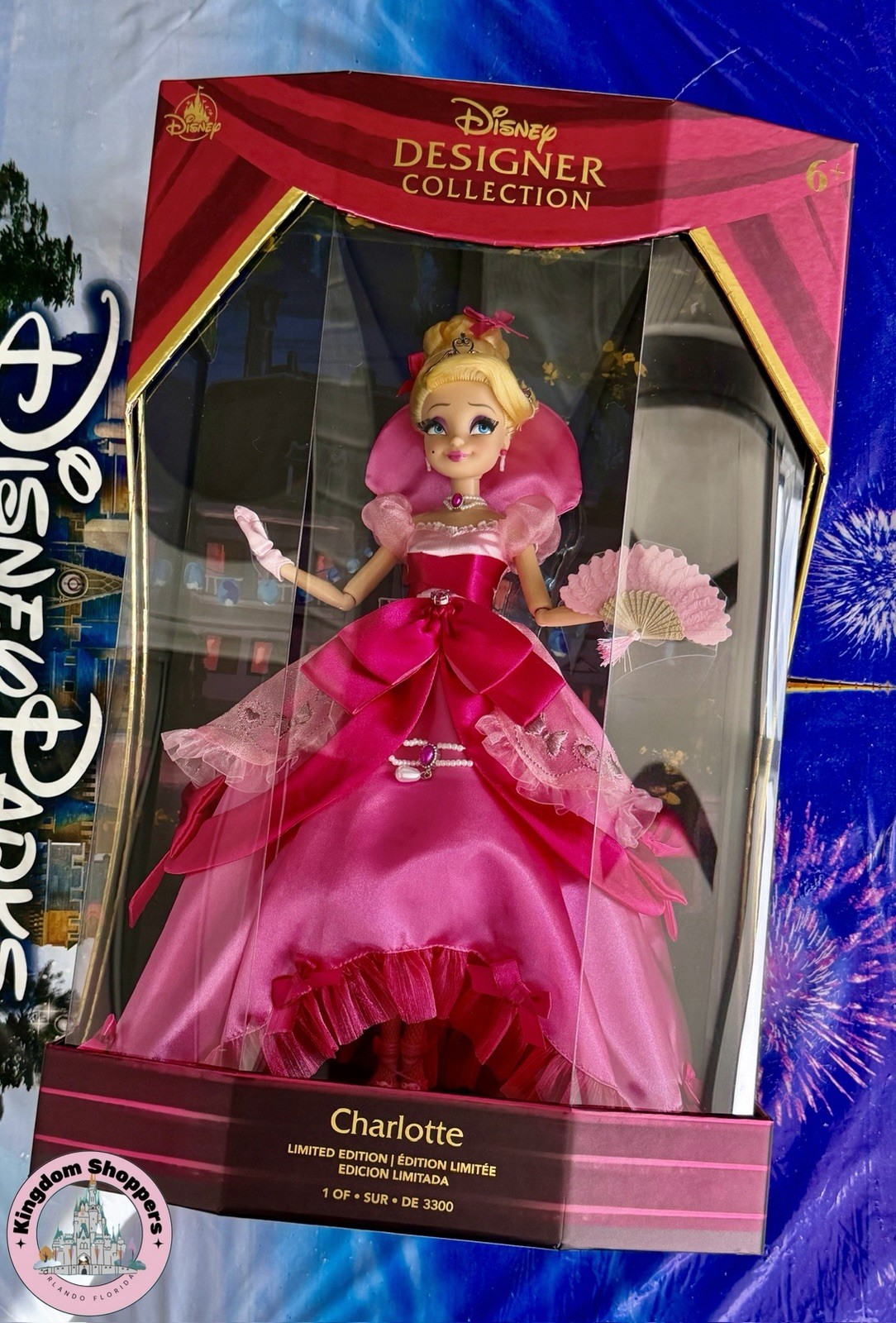 2026 Disney Designer Collection Princess & The Frog Charlotte Doll LE 3000 New 2026 Disney Designer Collection Princess & The Frog Charlotte Doll LE 3000 New