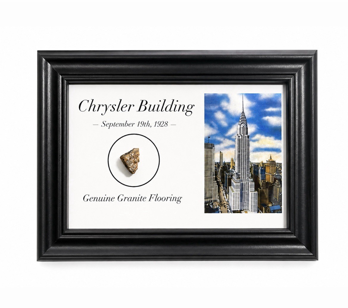 Chrysler Building - Genuine Artifact Framed - 5x7 inch - New York City History