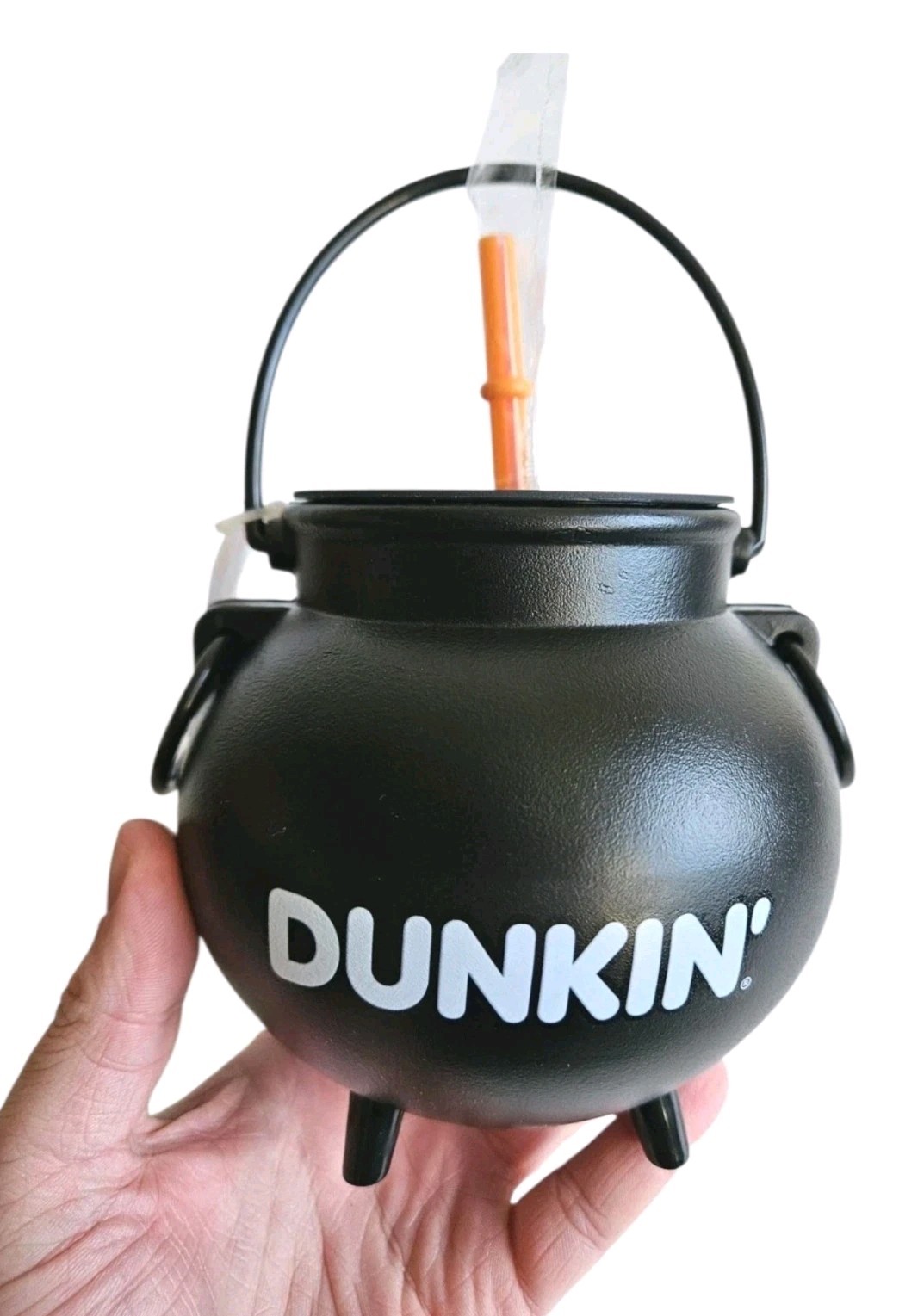 2026 Salem MA Dunkin Donuts Collectible Cauldron (32oz) Cup Tumbler (In Hand) 2026 Salem MA Dunkin Donuts Collectible Cauldron (32oz) Cup Tumbler (In Hand)