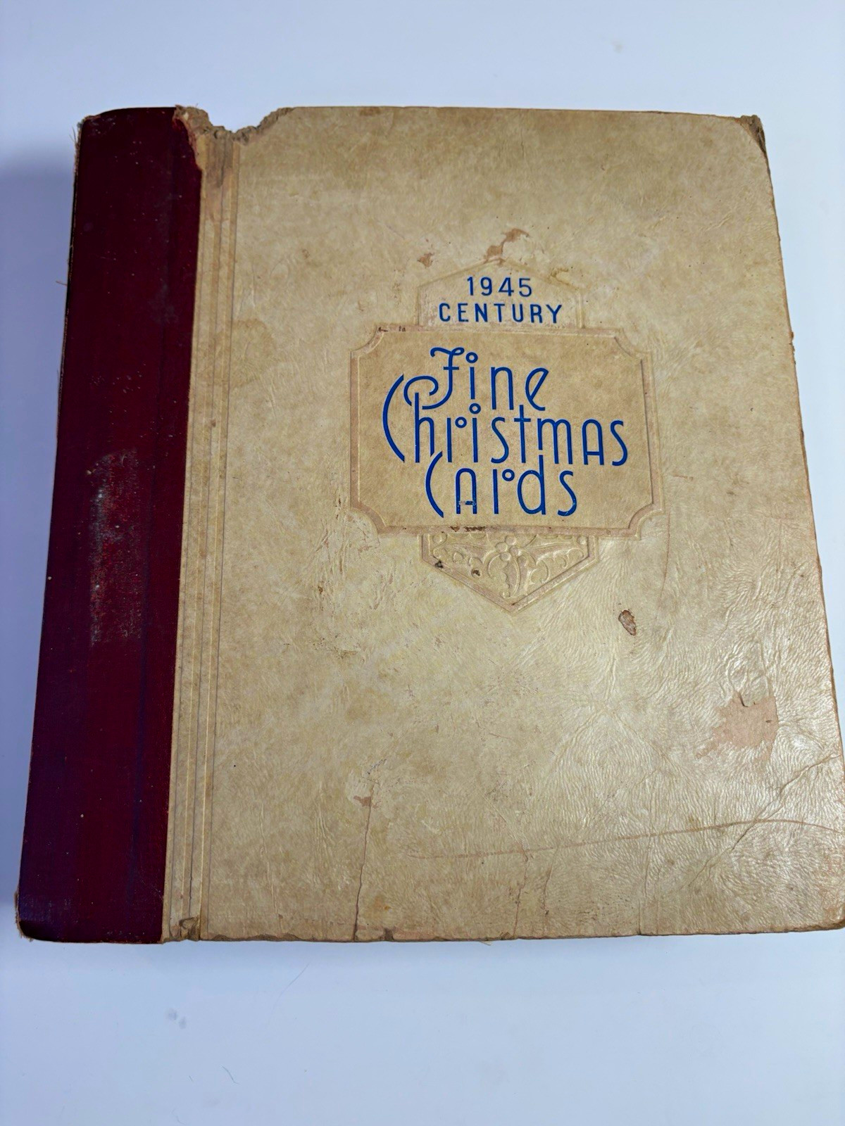 Vintage 1940s-50s Christmas Card Album 213 Cards Scrapbook Mid Century Ephemera Vintage 1940s-50s Christmas Card Album 213 Cards Scrapbook Mid Century Ephemera