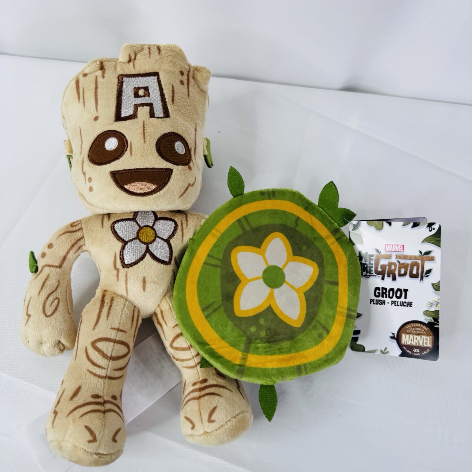 Disney Parks 85th Captain America Guardians of Galaxy We Are Groot Plush NWT Disney Parks 85th Captain America Guardians of Galaxy We Are Groot Plush NWT