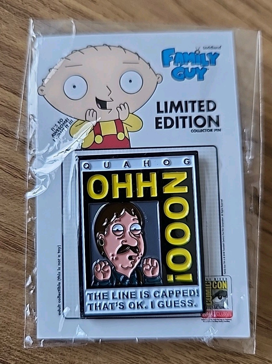 2018 SDCC Exclusive FAMILY GUY Pin BRUCE OHH NOOO Line Capped LE Toddland 2018 SDCC Exclusive FAMILY GUY Pin BRUCE OHH NOOO Line Capped LE Toddland