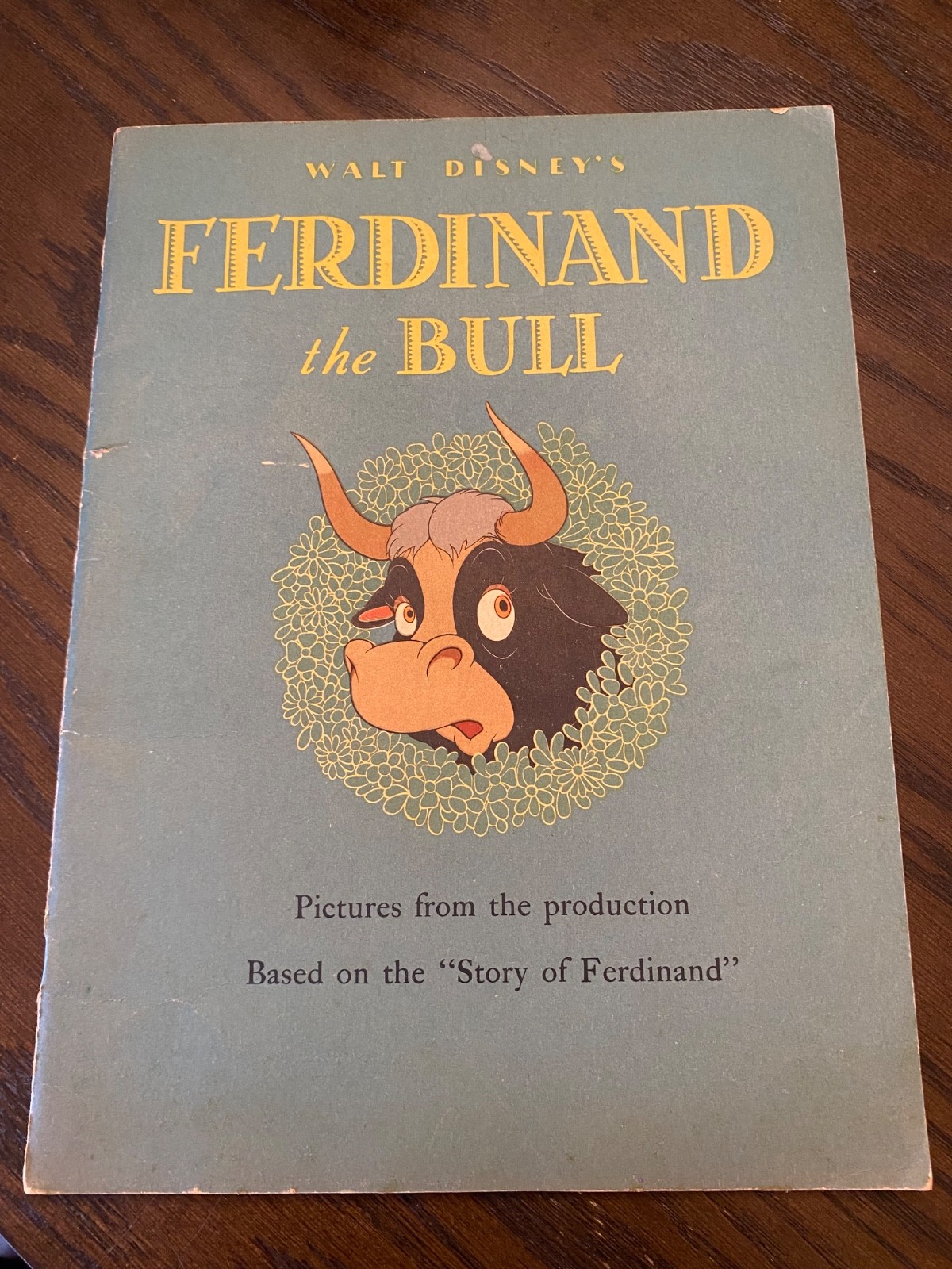 Walt Disney's Ferdinand The Bull 1938 Whitman Publishing Soft Cover Walt Disney's Ferdinand The Bull 1938 Whitman Publishing Soft Cover