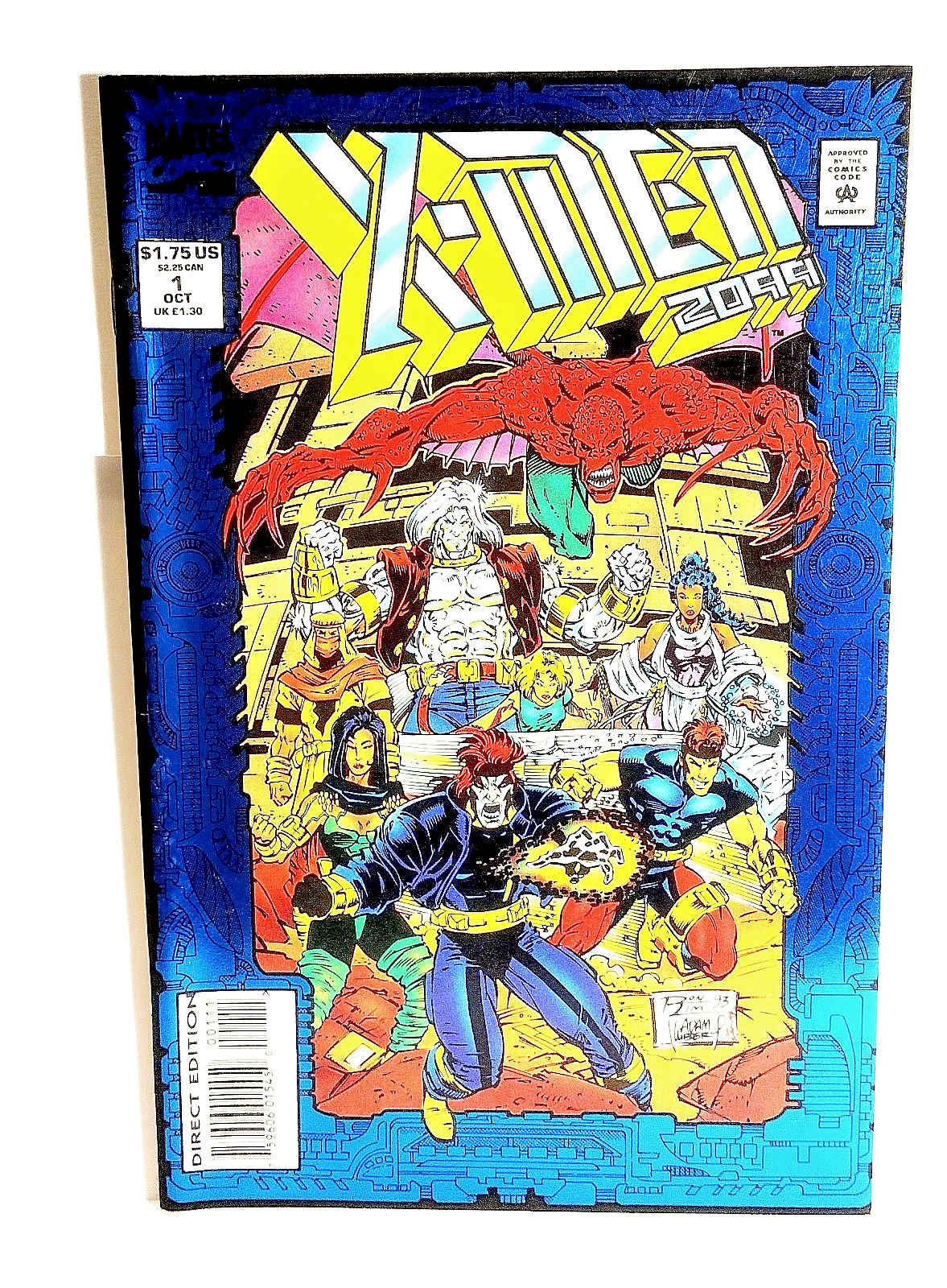 X-MEN 2099 # 1  MARVEL COMIC DIRECT ED. FOIL SPECIAL, UNREAD