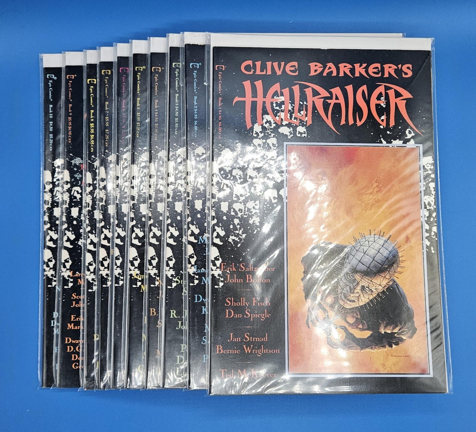 Clive Barker's Hellraiser Epic Marvel Comics 1989 Book 1,2,3,4,5,6,7,8,9,10 Lot Clive Barker's Hellraiser Epic Marvel Comics 1989 Book 1,2,3,4,5,6,7,8,9,10 Lot