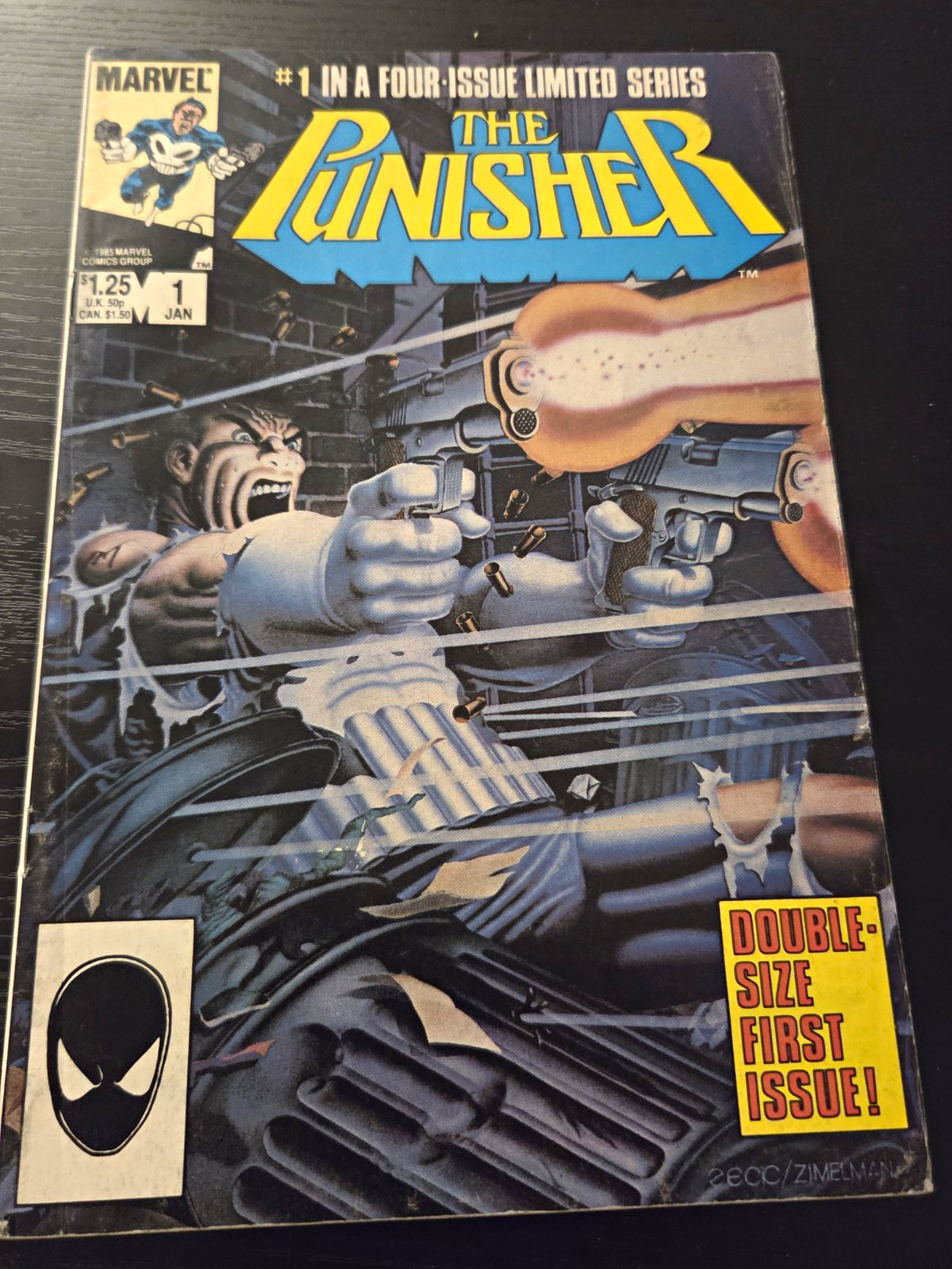Marvel Comics The Punisher Limited Series Comic Lot #1 #2 #3 #4 #5 (1985) Zeck Marvel Comics The Punisher Limited Series Comic Lot #1 #2 #3 #4 #5 (1985) Zeck