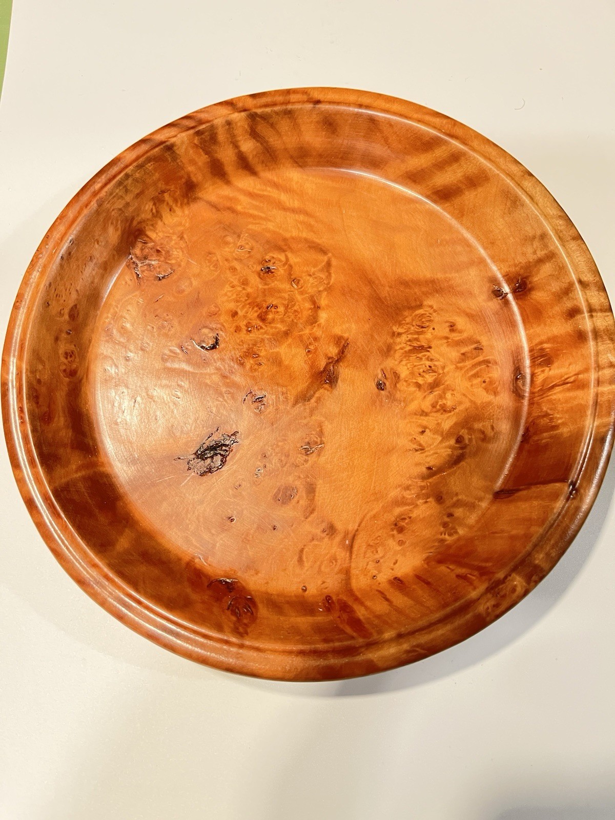 hand-turned Tasmanian Myrtle Burl wood hand-turned Tasmanian Myrtle Burl wood