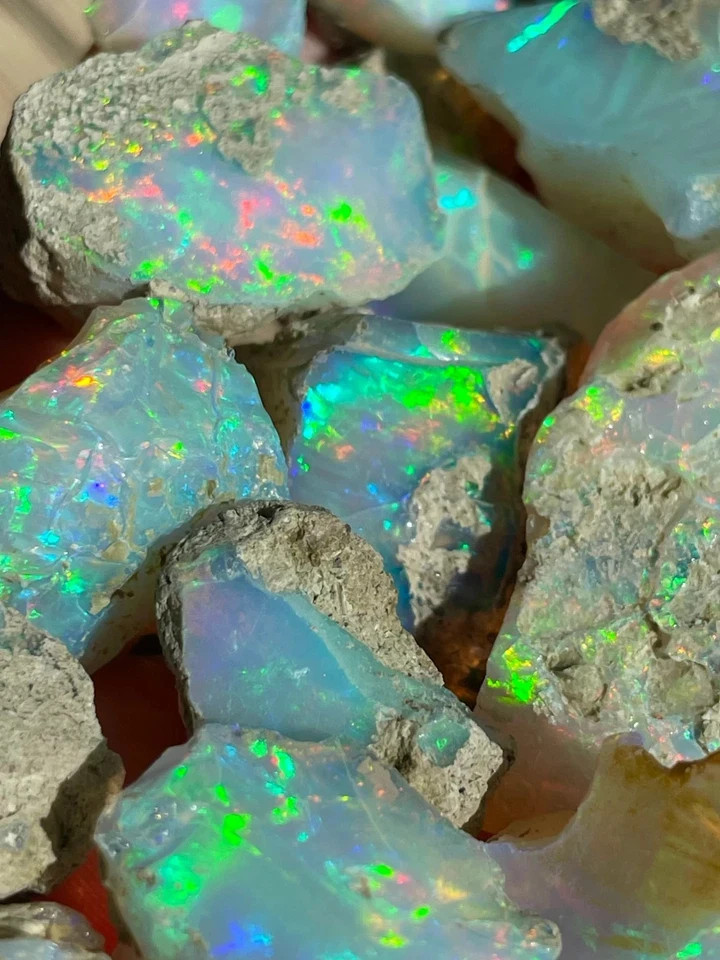 Dry Opal Rough Lot 20 Pieces Natural Ethiopian Welo Opal Raw AAA cut grade rough Dry Opal Rough Lot 20 Pieces Natural Ethiopian Welo Opal Raw AAA cut grade rough