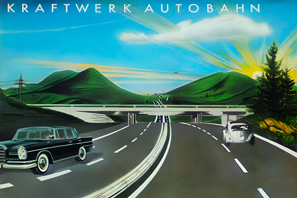 KRAFTWERK - AUTOBAHN - 4"X6" PHOTOGRAPH KRAFTWERK - AUTOBAHN - 4"X6" PHOTOGRAPH