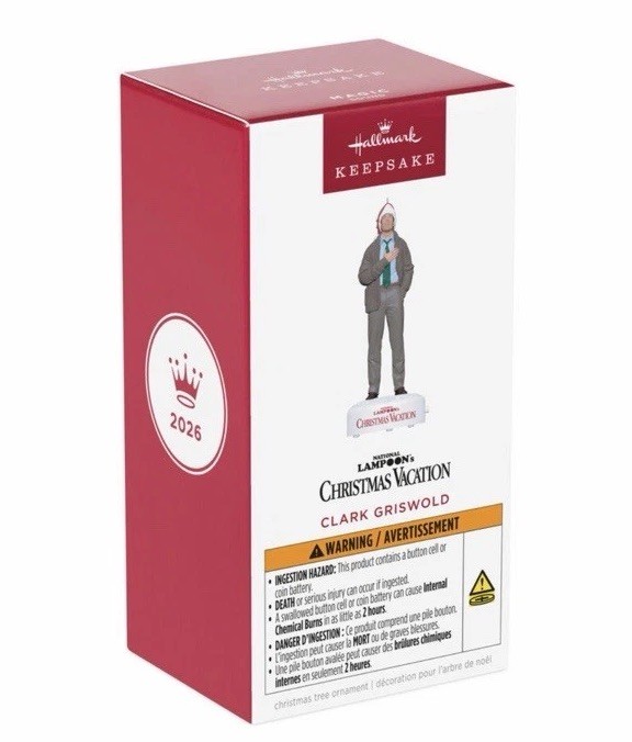 2026 Hallmark Ornament Nat’l Lampoon’s Christmas Vacation Clark Griswold W/Sound