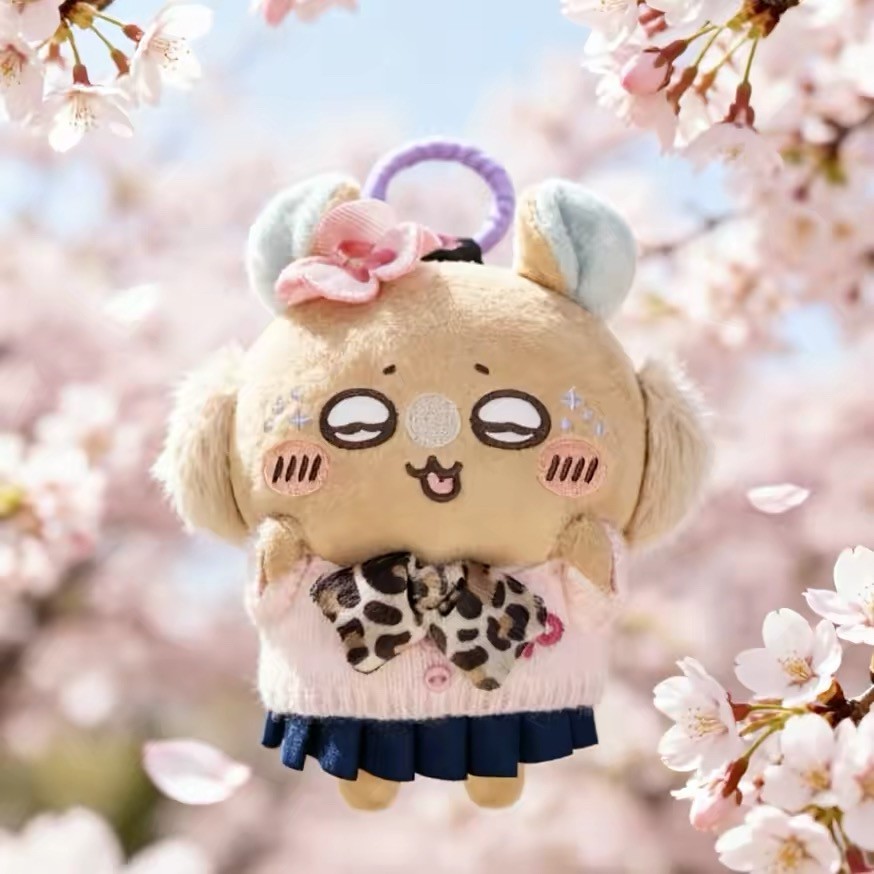 New Chiikawa Leopard Bow Momonga Plush Doll Toy Keychain Backpack Plushie Gift New Chiikawa Leopard Bow Momonga Plush Doll Toy Keychain Backpack Plushie Gift