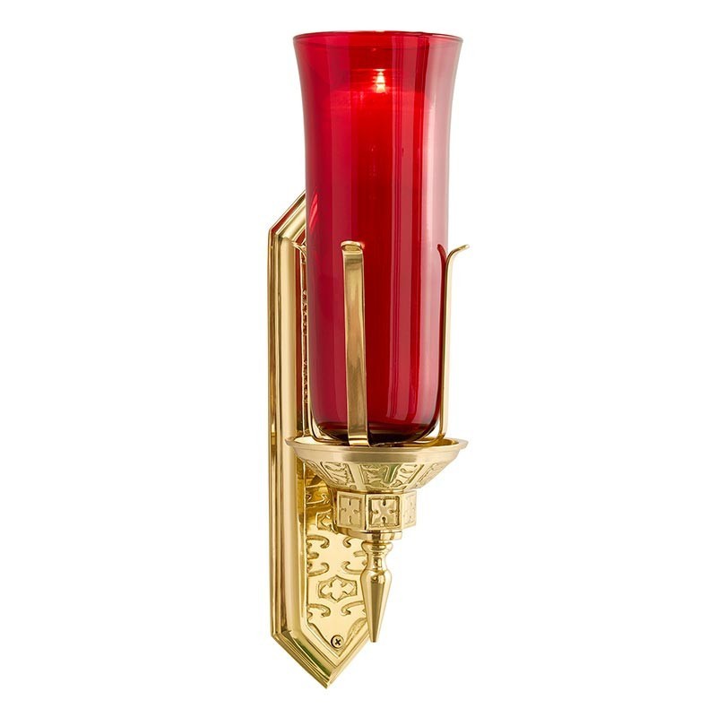 Sanctuary Lamp, Milano Collection - Wall Mount Sanctuary Lamp, 14'' High