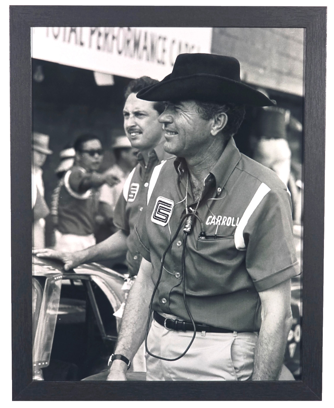 Framed Carroll Shelby In The Pits Total performance Era- Ready to Display 8.5x11 Framed Carroll Shelby In The Pits Total performance Era- Ready to Display 8.5x11