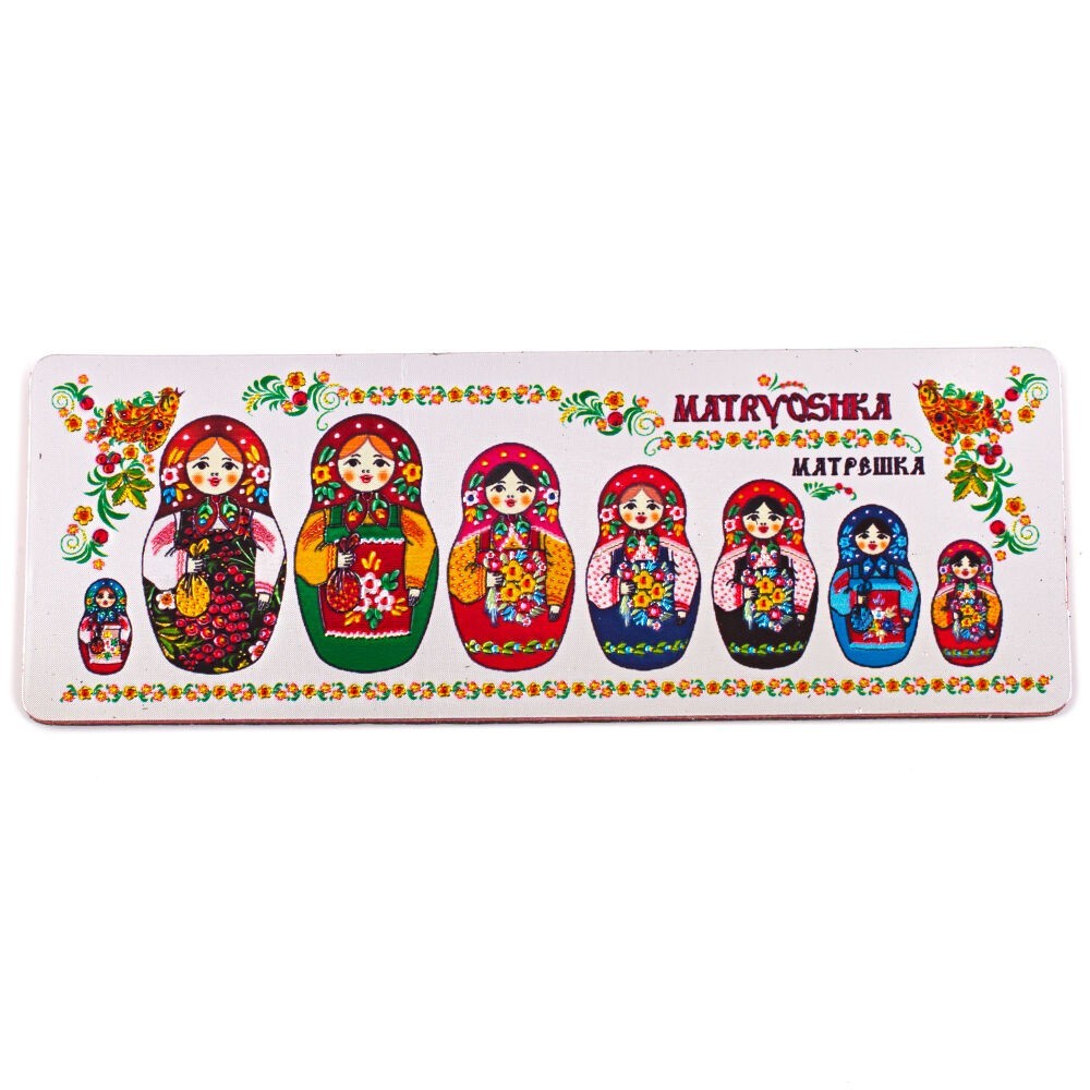 Russian Nesting Doll Fridge Magnet Matryoshka Refrigerator Magnet 1.5x4.3" Russian Nesting Doll Fridge Magnet Matryoshka Refrigerator Magnet 1.5x4.3"