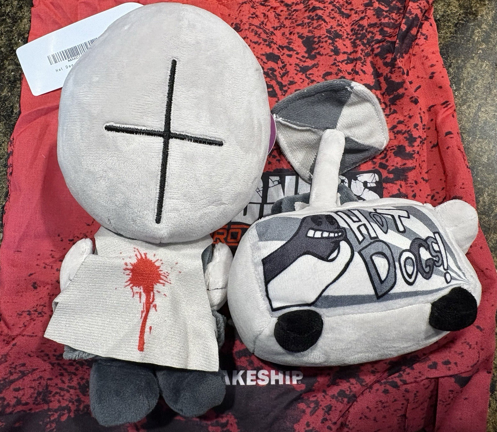 Makeship Hot Dog Vendor Plushie By MADNESS: Project Nexus Plush Doll SHIPS TODAY