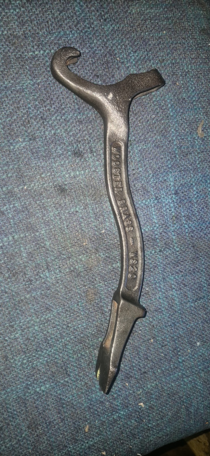 Vintage Wooster Brass  WS20 Fireman’s Spanner Wrench Multi Tool