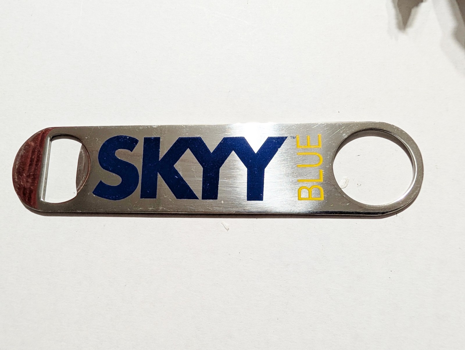 Sky Blue Metal Vodka Beer Bottle Opener - New Sky Blue Metal Vodka Beer Bottle Opener - New