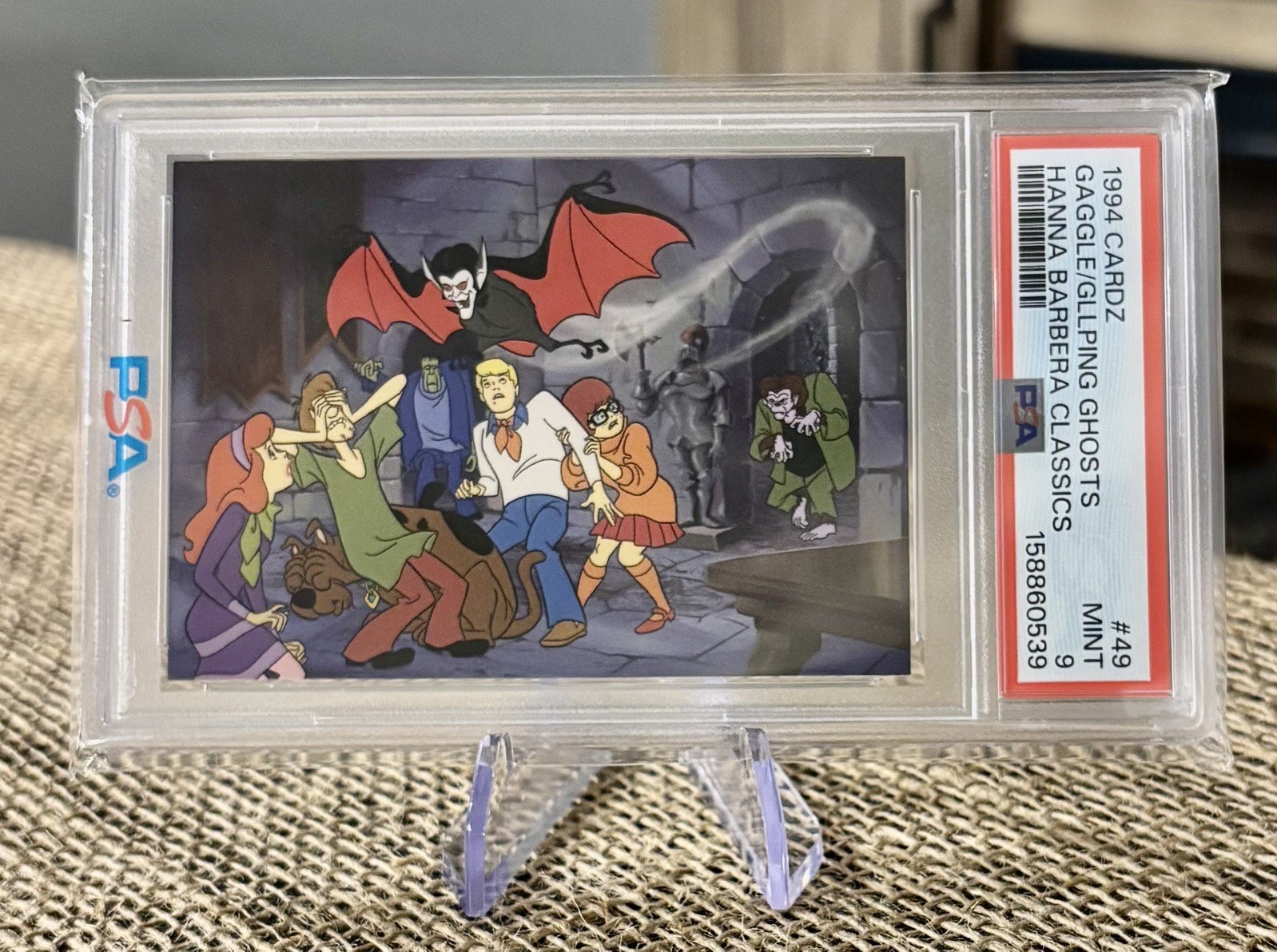 1994 Cardz Scooby-Doo #49 PSA 9 Hanna Barbera Galloping Ghost Ep. #11 1994 Cardz Scooby-Doo #49 PSA 9 Hanna Barbera Galloping Ghost Ep. #11