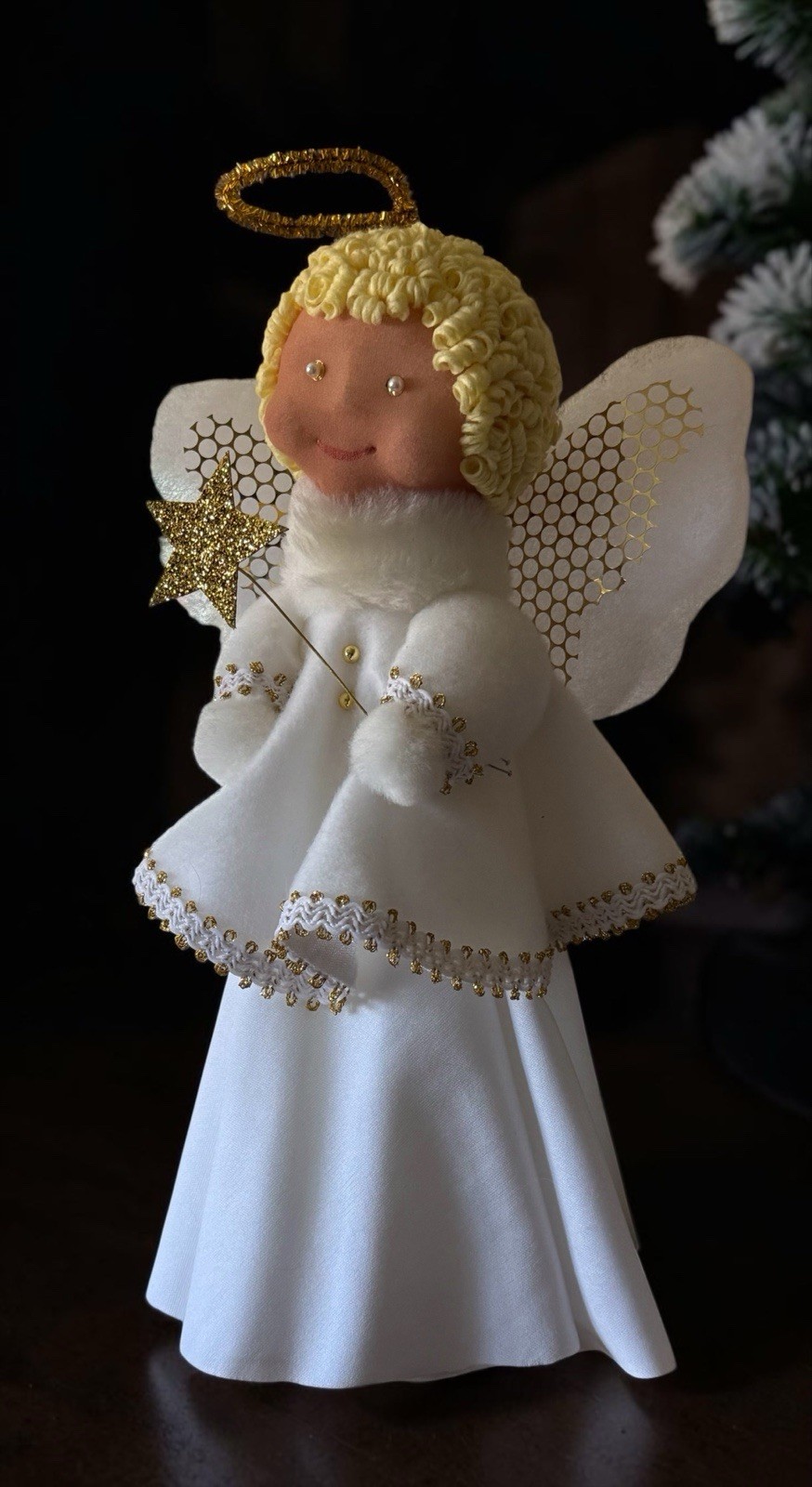 RARE Vintage 1960’s RETRO Tabletop Statement ANGEL 13” Chubby Cheek Foam DIY RARE Vintage 1960’s RETRO Tabletop Statement ANGEL 13” Chubby Cheek Foam DIY