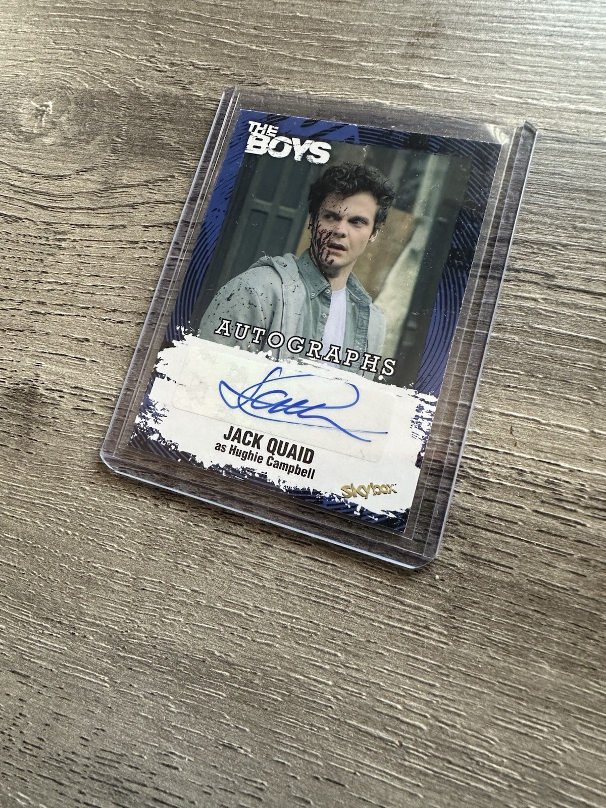 2025 Skybox The Boys: Season 1 & 2 Jack Quaid as Hughie Campbell #A-JQ Auto 2025 Skybox The Boys: Season 1 & 2 Jack Quaid as Hughie Campbell #A-JQ Auto