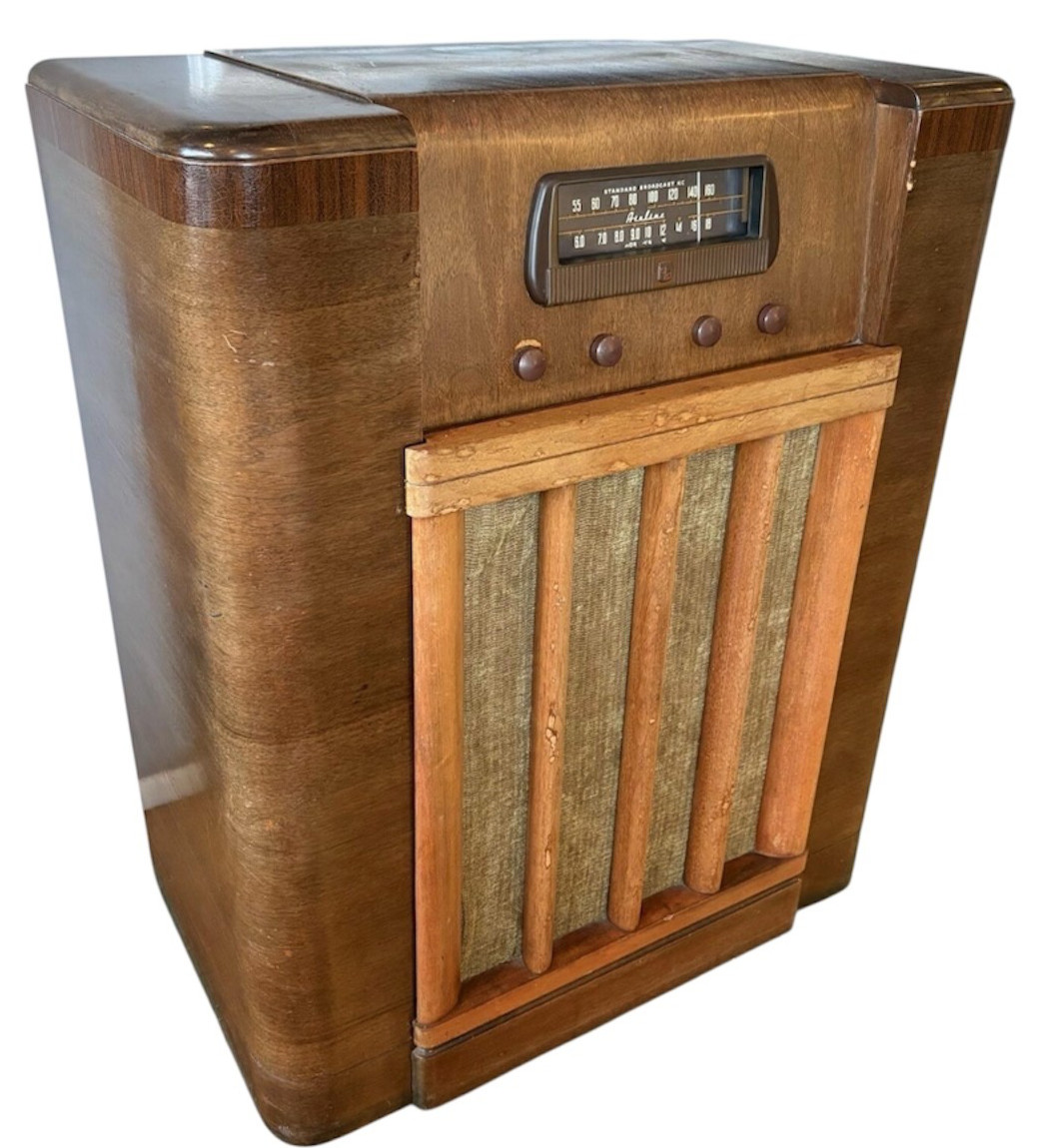 Montgomery Ward Airline Console Radio Floor cabinet antique wood Vintage gyuh Montgomery Ward Airline Console Radio Floor cabinet antique wood Vintage gyuh