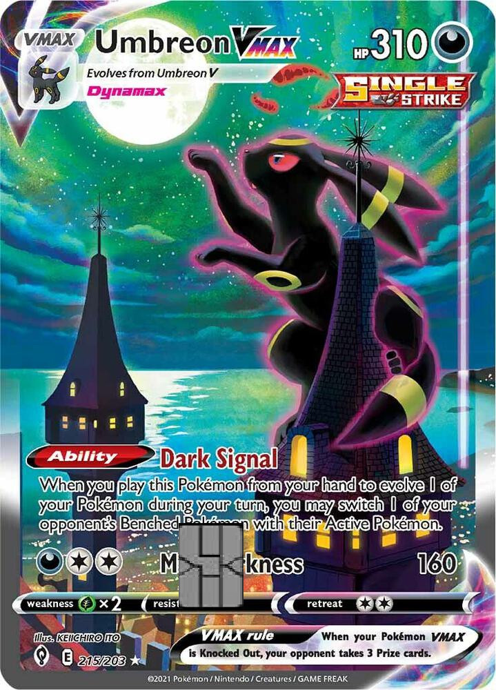 Pokemon Umbreon Vmax Gloss Credit Debit Card Decal Sticker Pokemon Umbreon Vmax Gloss Credit Debit Card Decal Sticker
