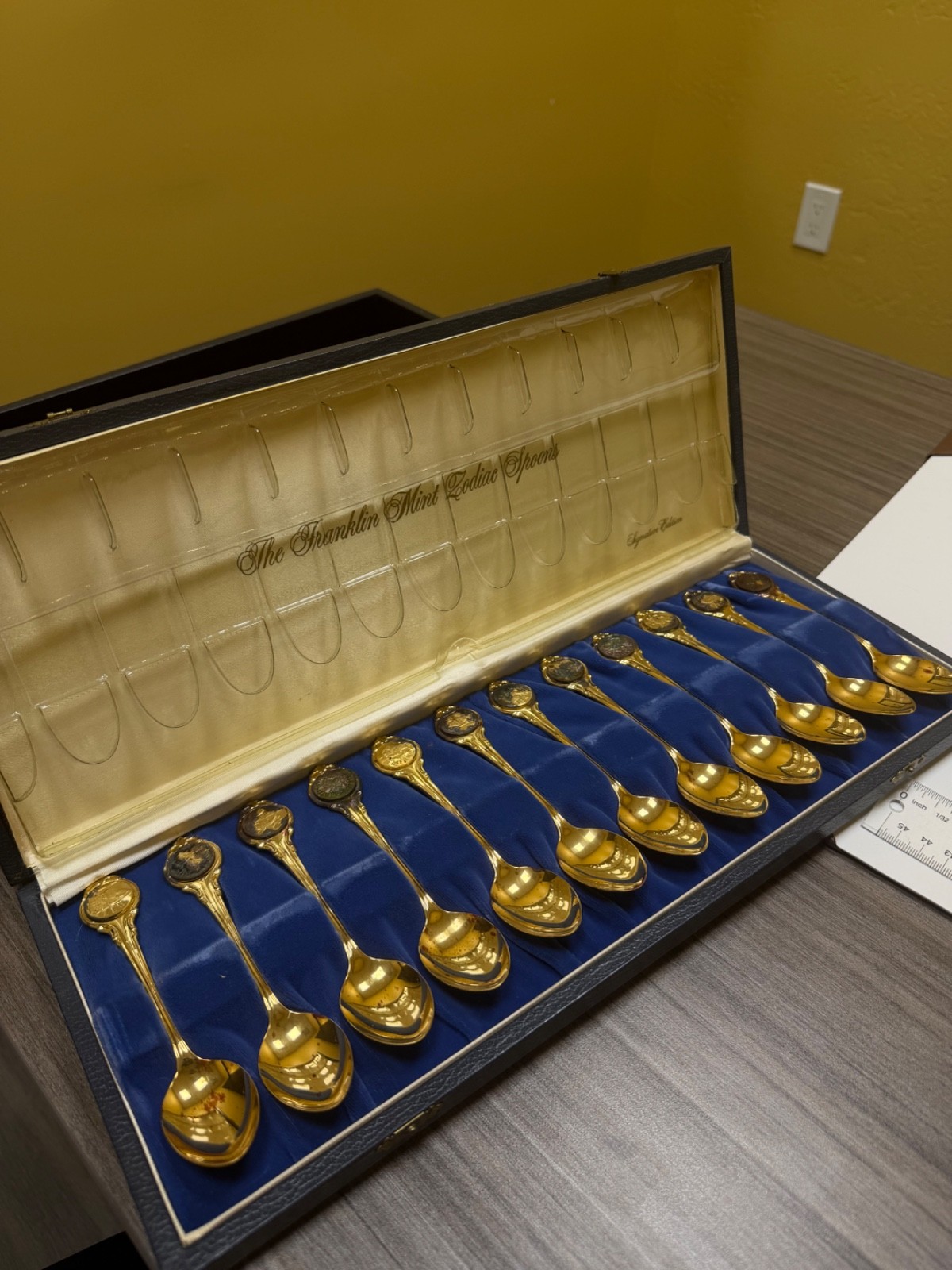 Vintage collectible franklin zodiac spoons Vintage collectible franklin zodiac spoons