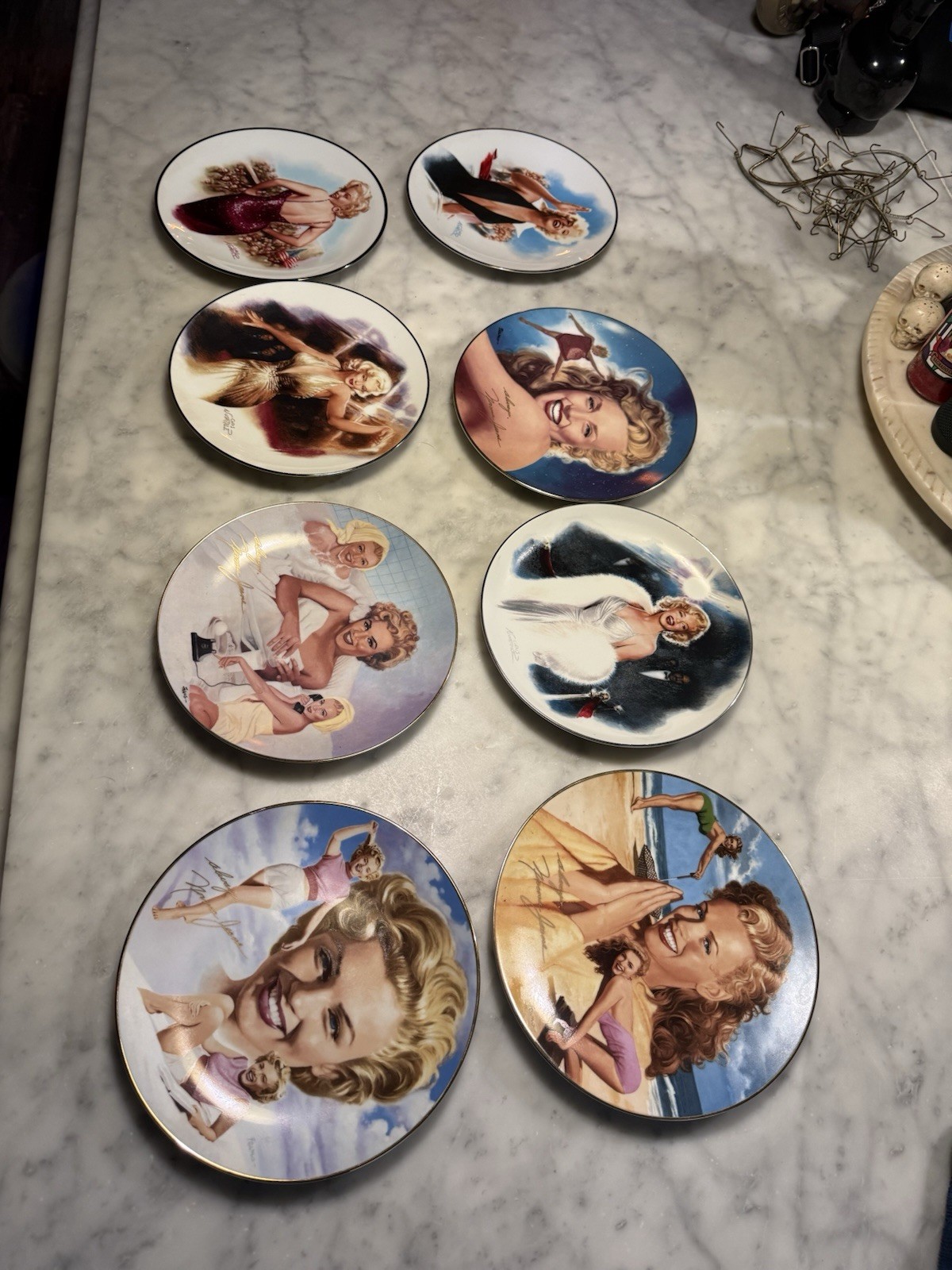 8 The Hamilton Collection Marilyn Monroe Norma Jeane Limited Ed plates 8 The Hamilton Collection Marilyn Monroe Norma Jeane Limited Ed plates