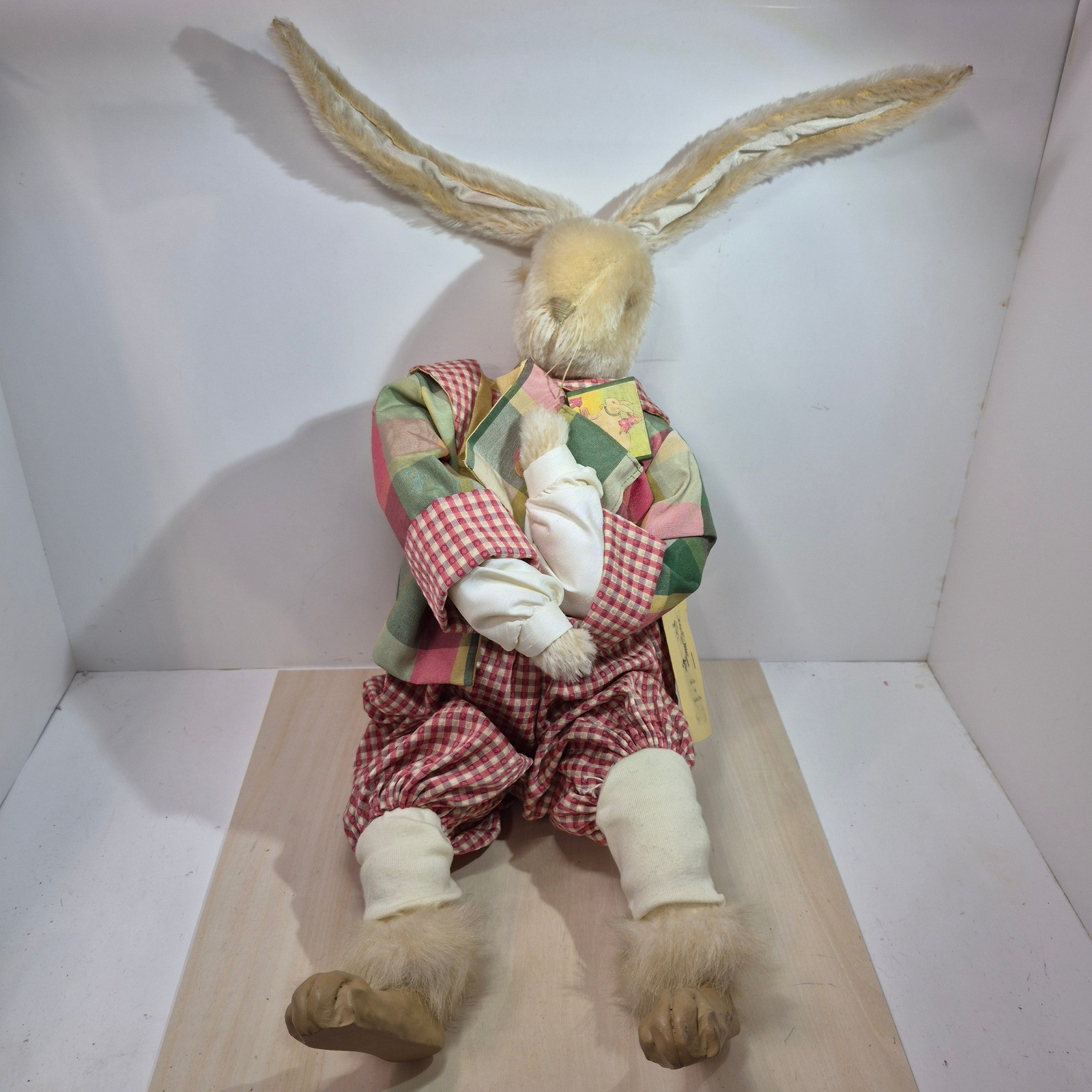 Rare Vintage 2000 Bethany Lowe Signed Limited Easter Doll 'Egg Painter' 37/50