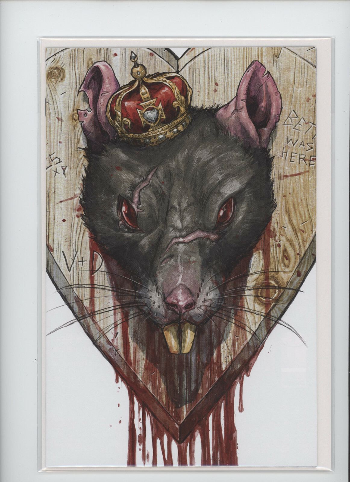 RAT QUEENS VOL 2 #1 2017 NM 9.6 TERRIFYING COVER GEM RAT QUEENS VOL 2 #1 2017 NM 9.6 TERRIFYING COVER GEM