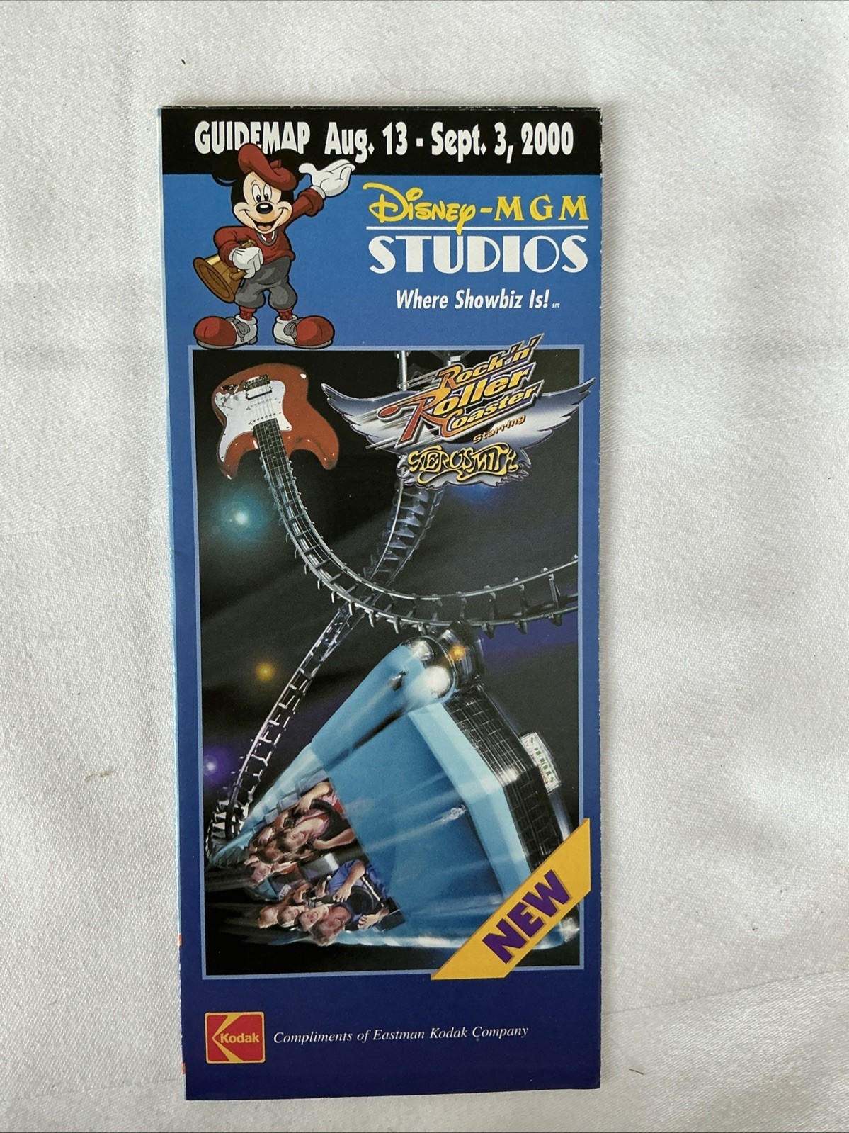 Aug 1999 Walt Disney World Disney-MGM Studios Guide Map Brochure Fantastic Aug 1999 Walt Disney World Disney-MGM Studios Guide Map Brochure Fantastic