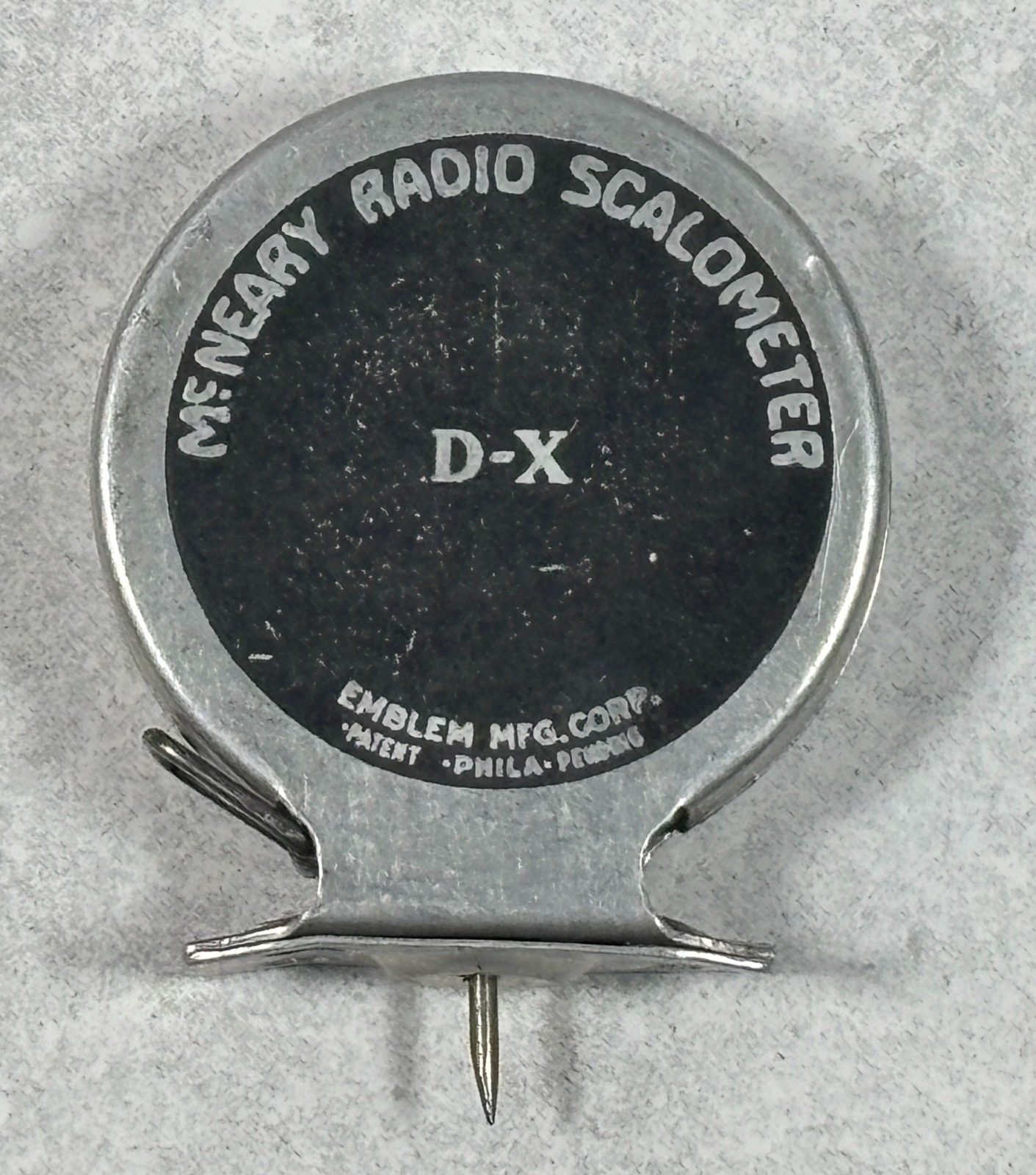 Antique 1923 McNeary D-X Radio Scalometer DX Distance Measuring Tool Tape Antique 1923 McNeary D-X Radio Scalometer DX Distance Measuring Tool Tape