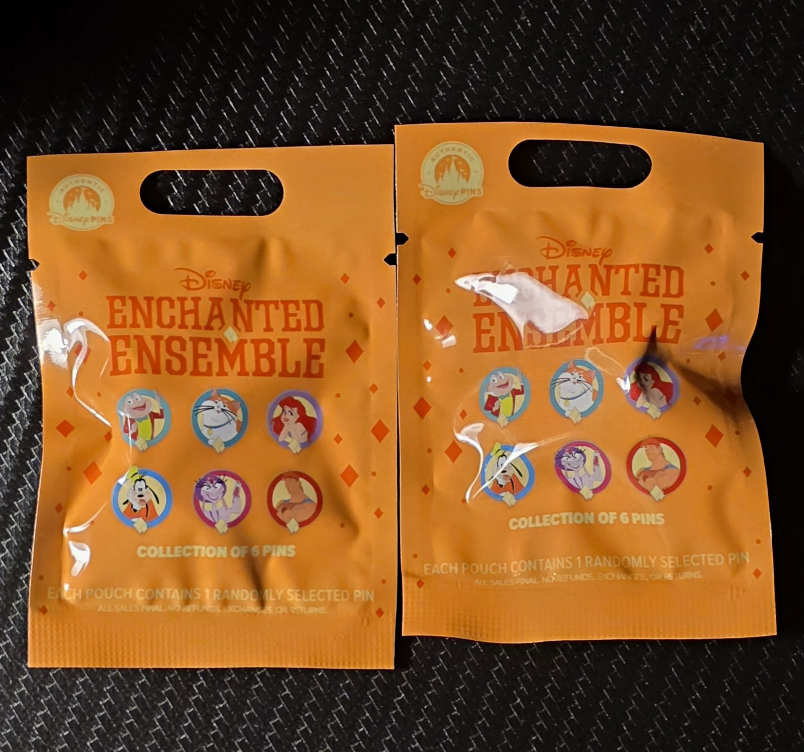2 Packs Disney Enchanted Ensemble Mystery Pin Set (Peach) *SEALED* NEW 2 Packs Disney Enchanted Ensemble Mystery Pin Set (Peach) *SEALED* NEW